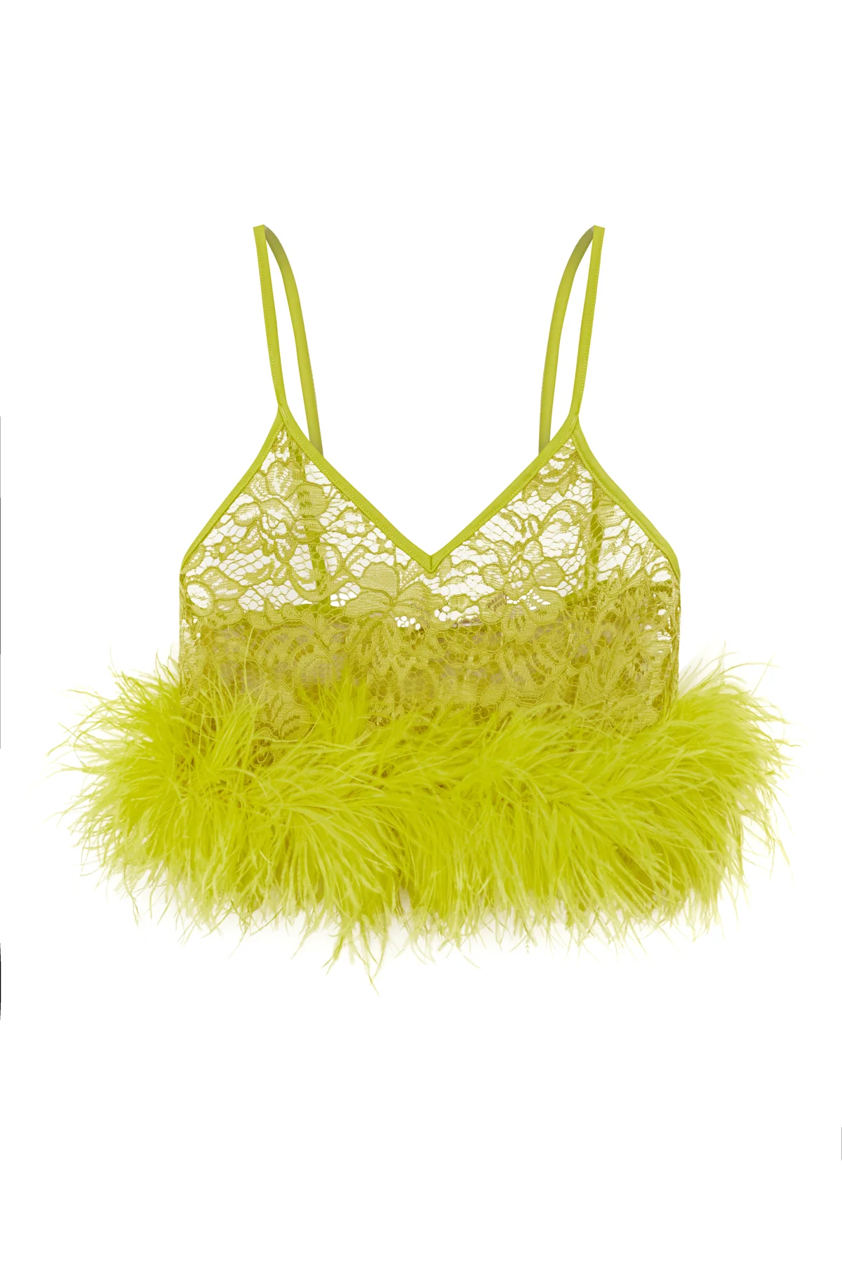 Guipure Lace Top & Skirt Feathered Set - Image 9