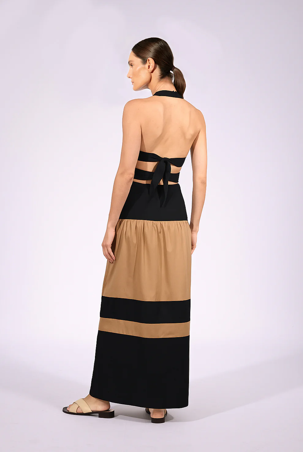 Halterneck Maxi Dress - Image 2