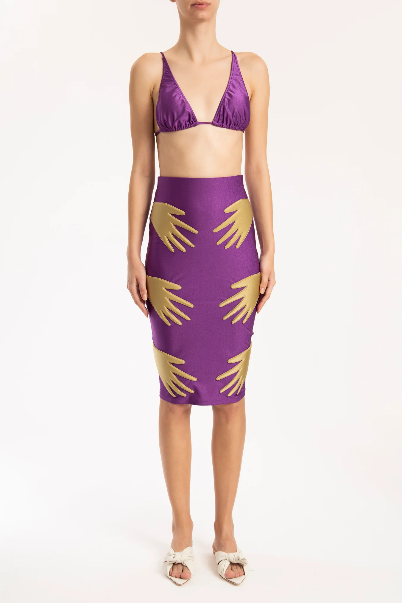 Hands Midi Skirt - Image 3
