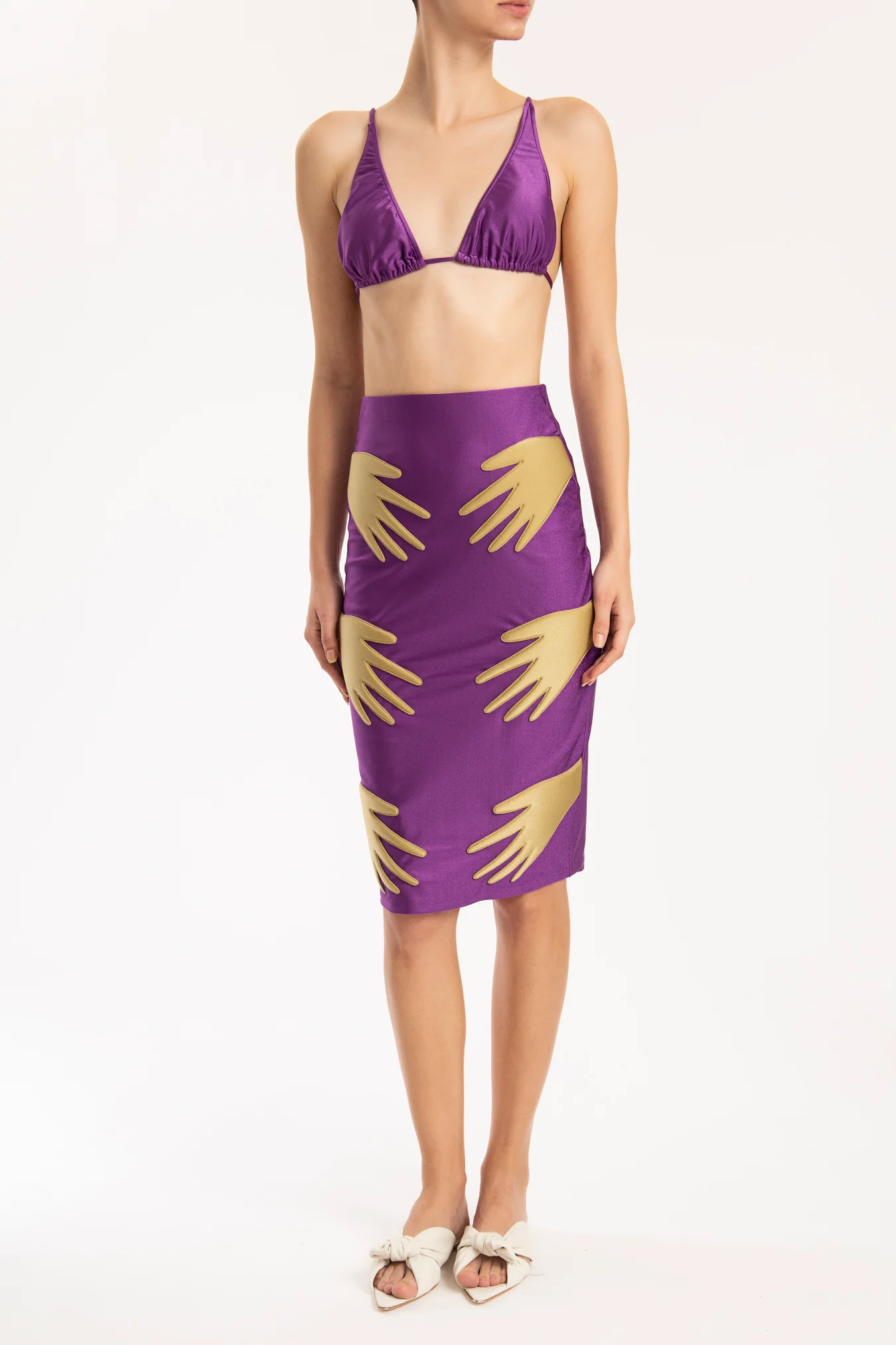 Hands Midi Skirt - Image 6