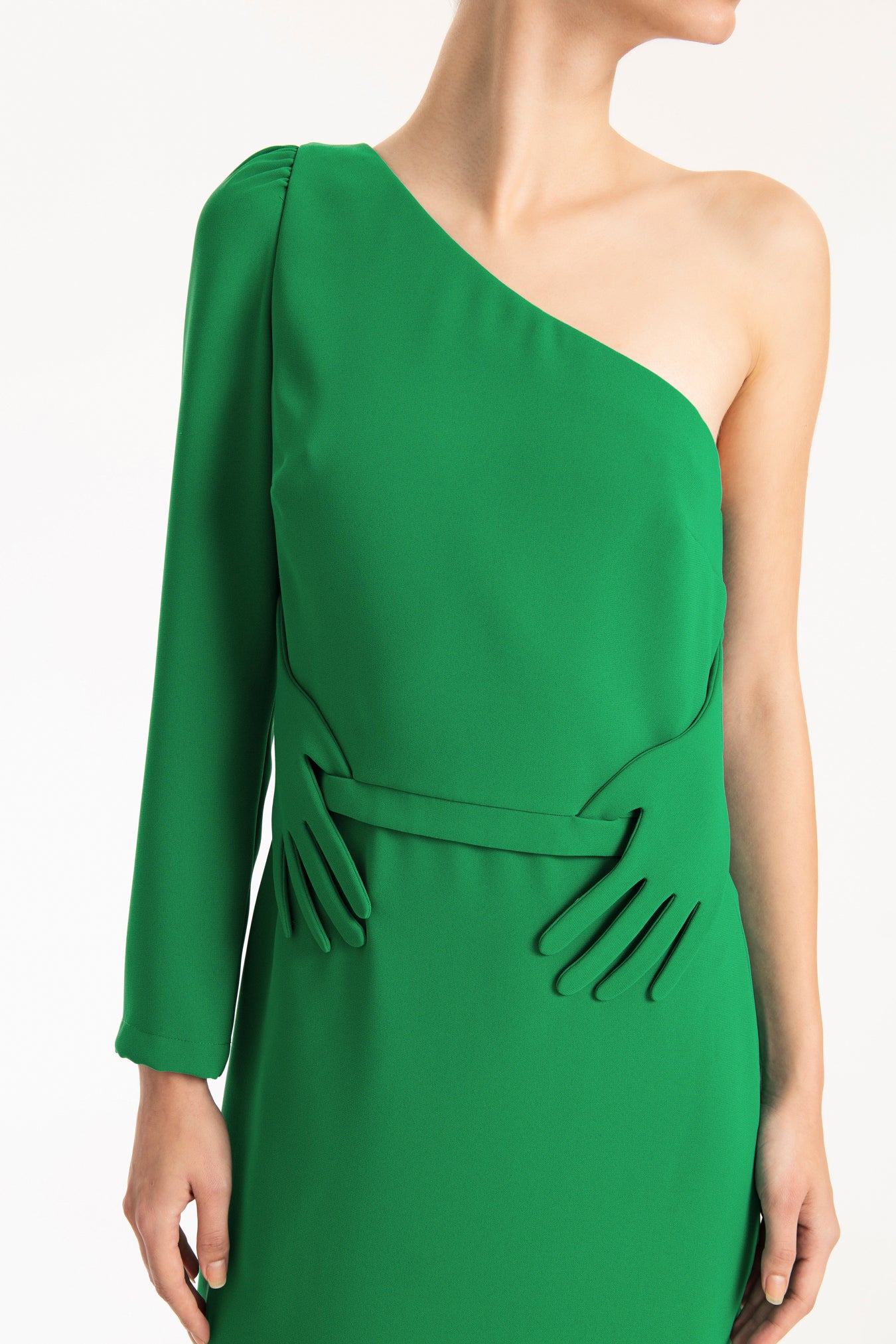 Hands One-Shoulder Long Dress - Image 5