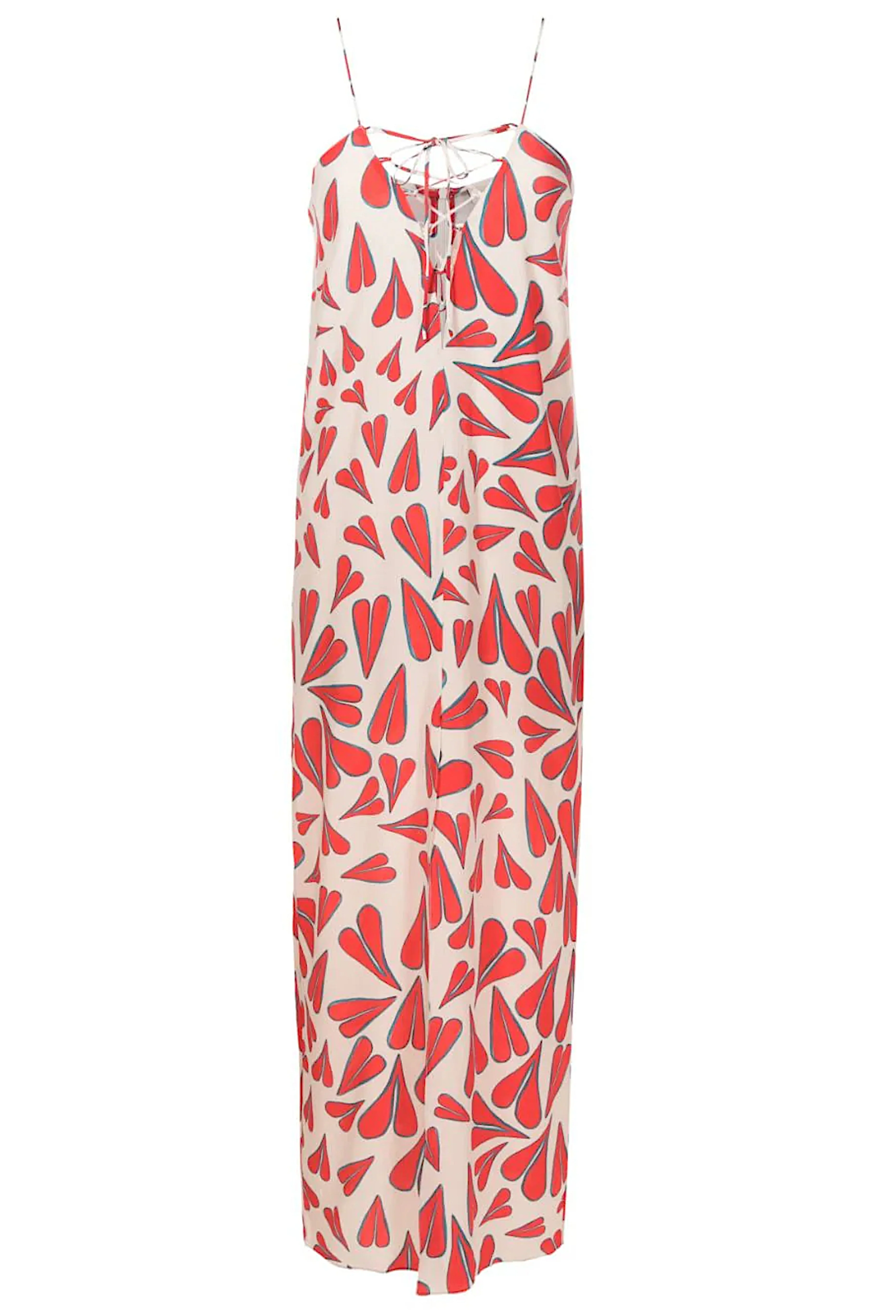 Hearts Front-Slit Long Dress - Image 3