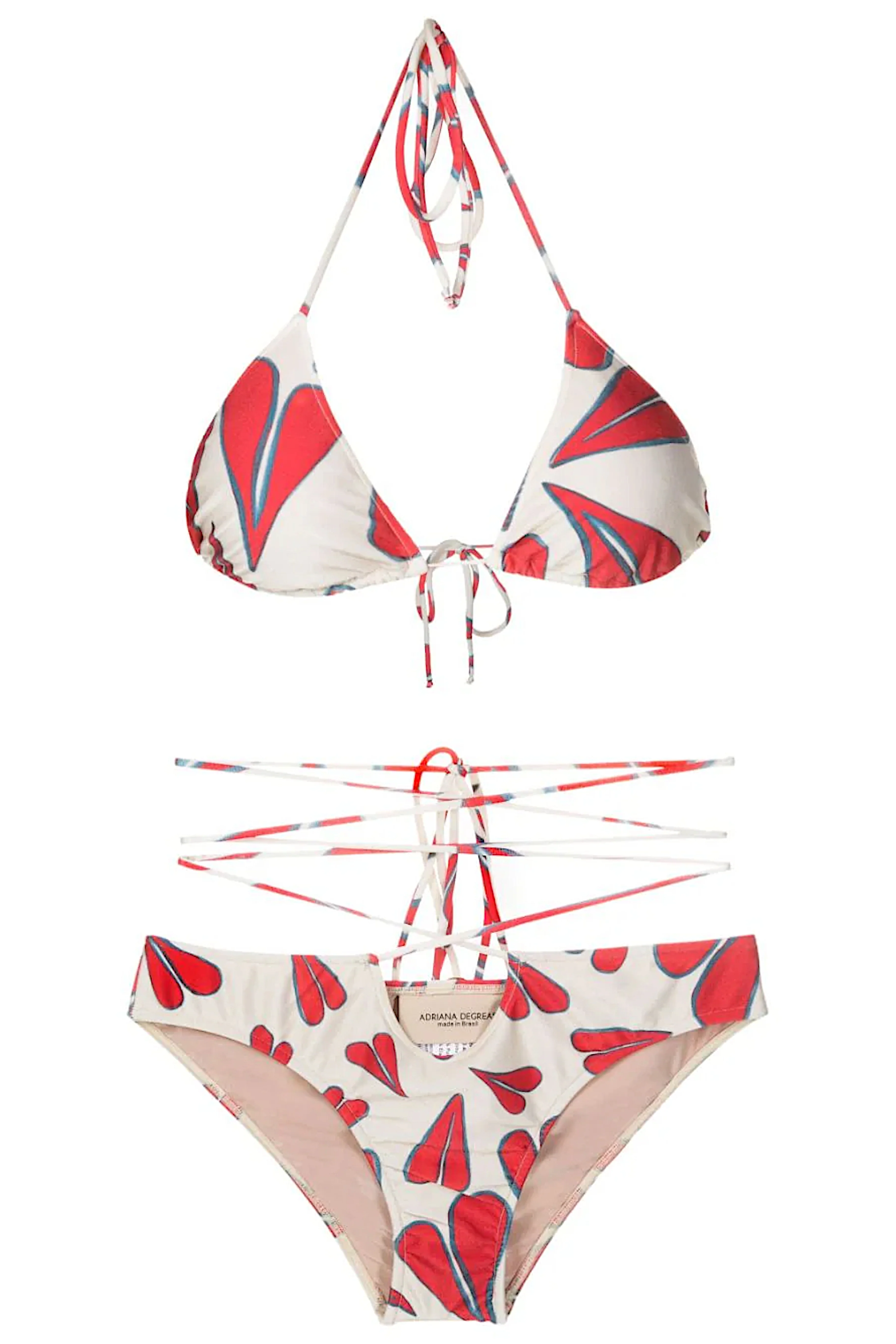 Hearts Wraparound Triangle Bikini - Image 4