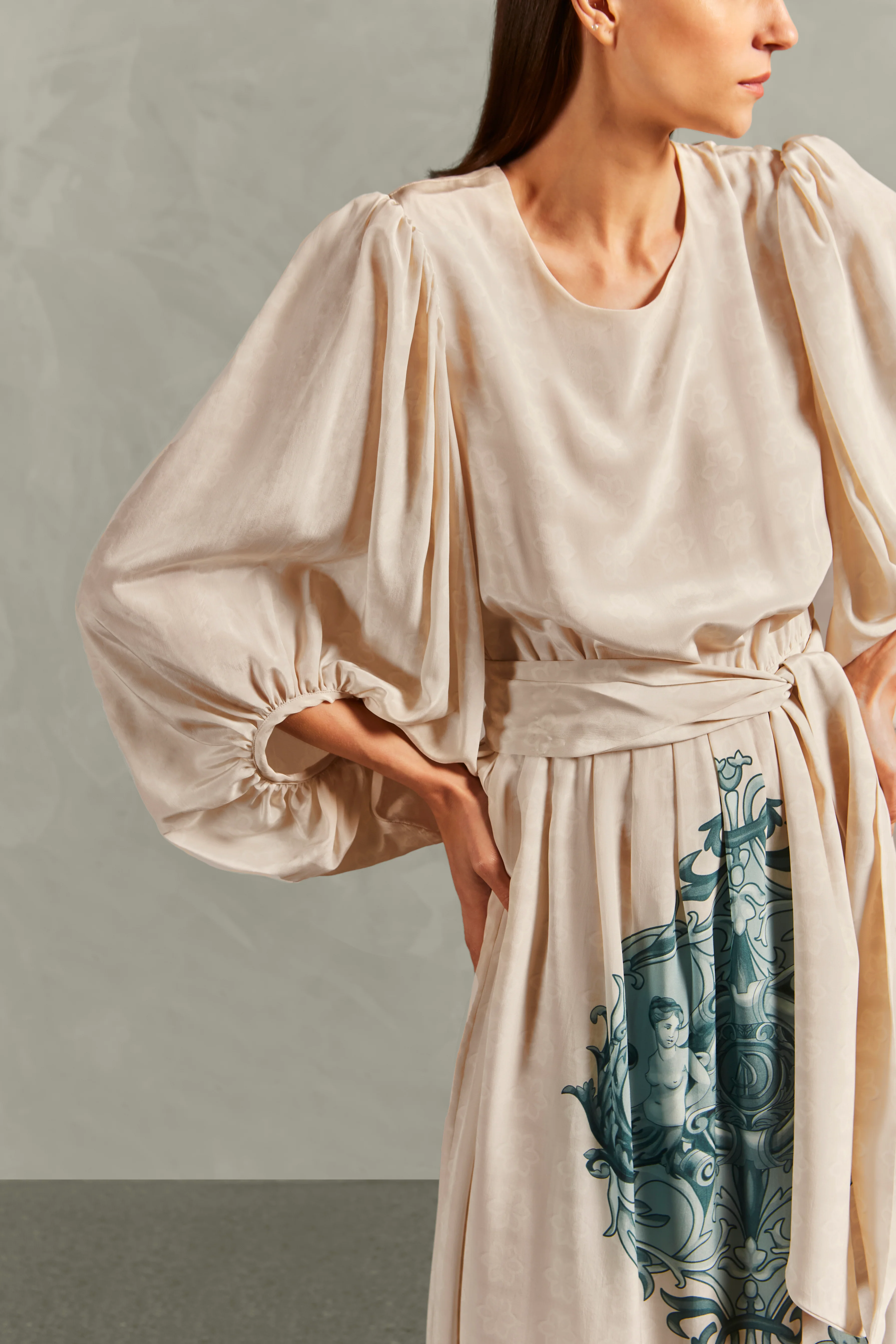 Hera Puff-Sleeved Long Dress - Image 5