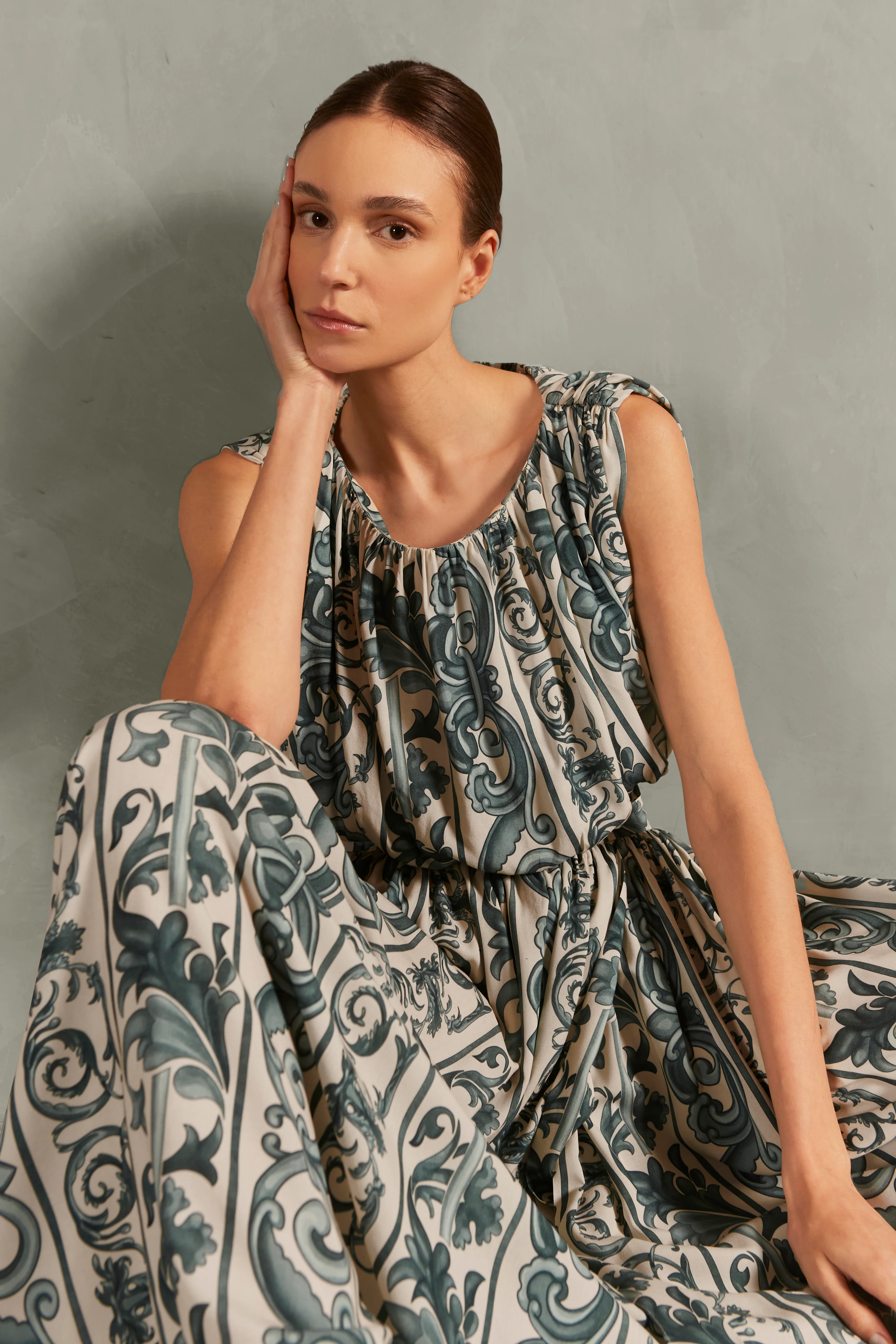 Hera Side-Slit Long Skirt - Image 2