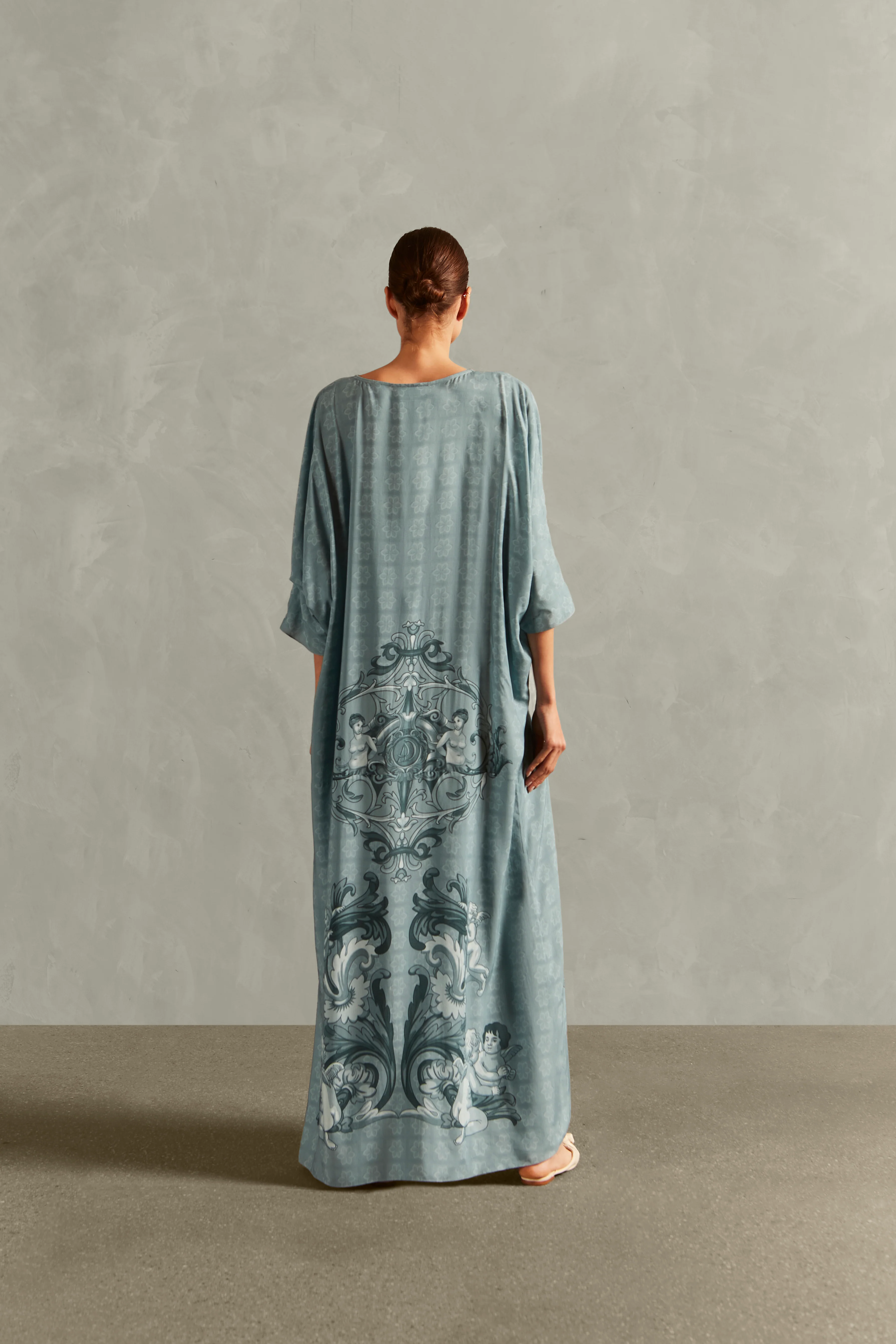 Hera Buttoned Long Robe - Image 4