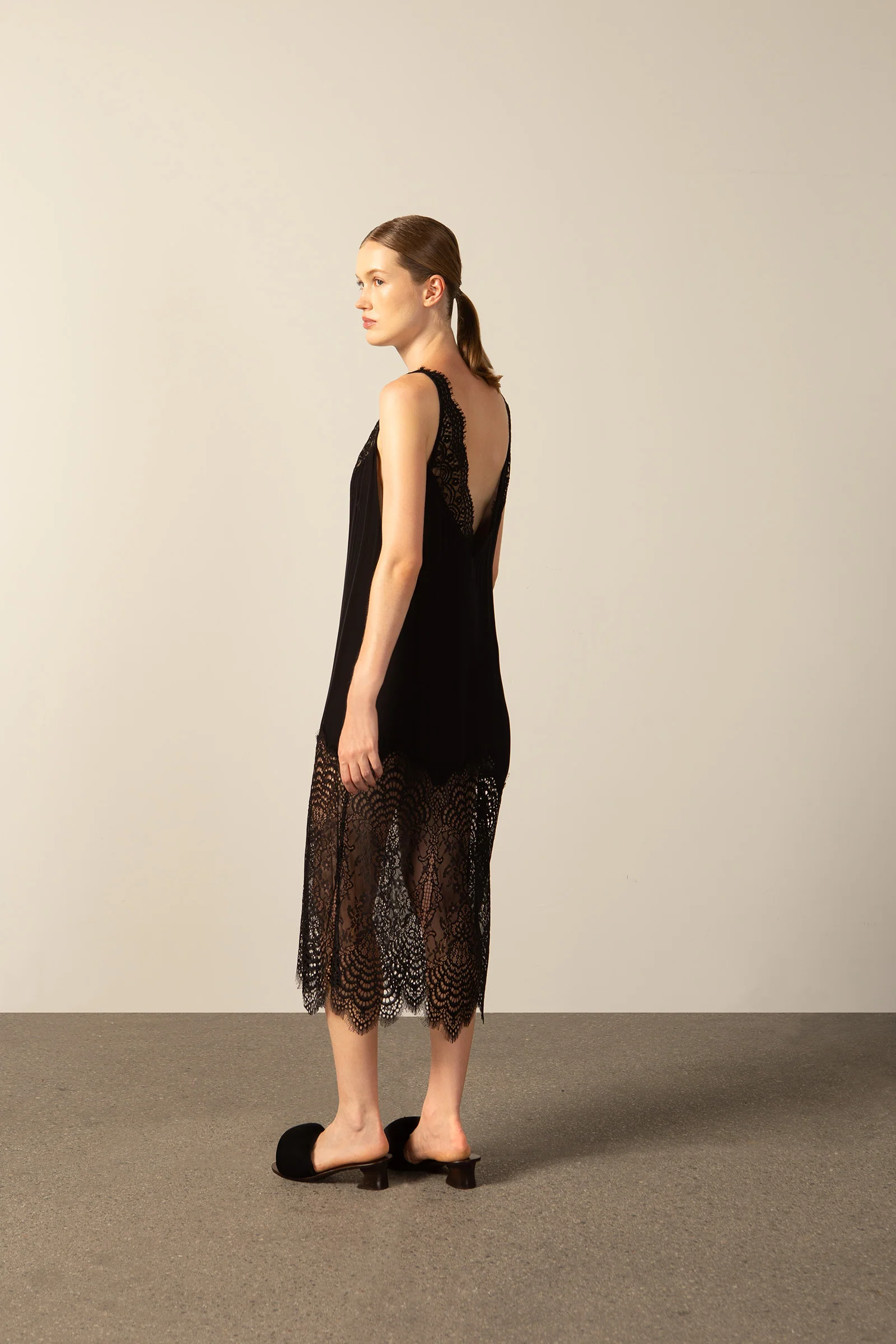 Lace Short Dress - Image 2