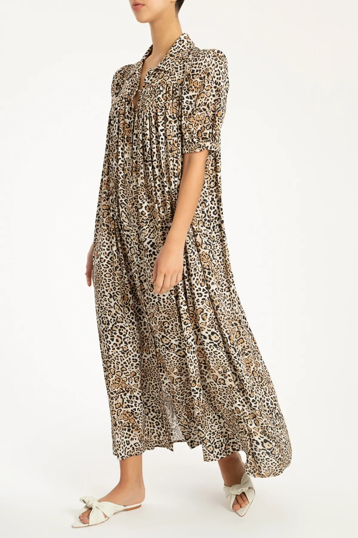 Leopard Chemise Dress - Image 4