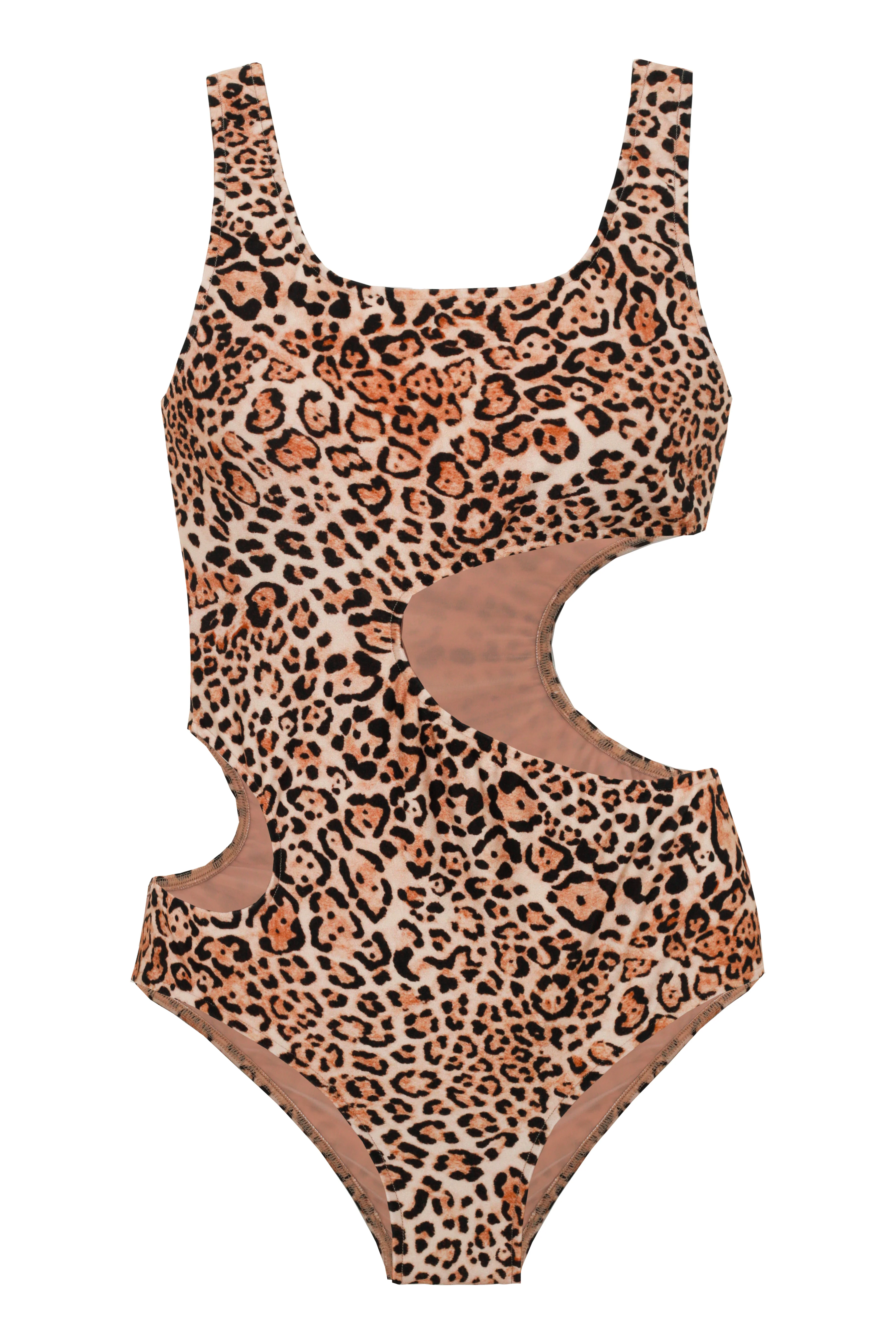 Leopard Cut-Out Swimsuit - Image 5