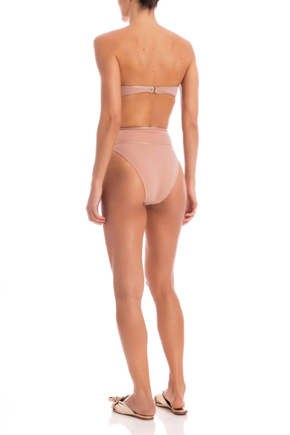 Martini Bandeau High Leg Bikini - Image 3