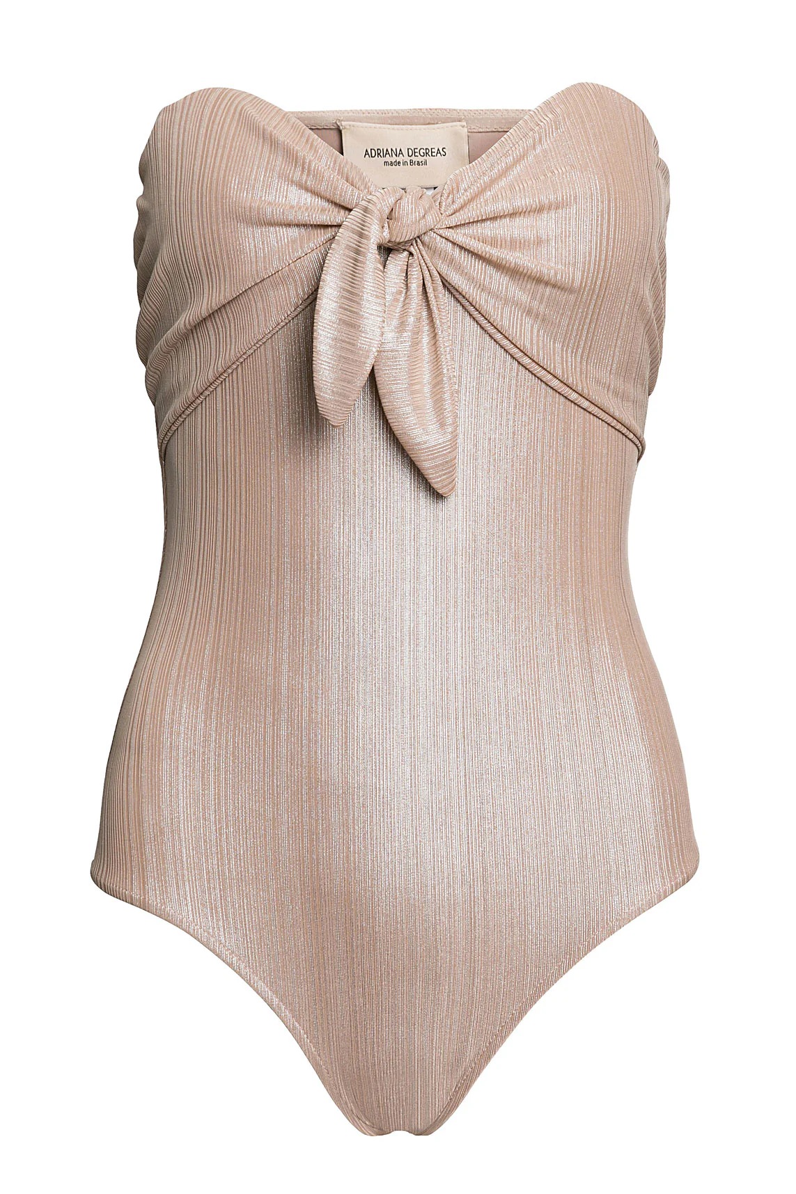 Martini Strapless Swimsuit With Knot - Image 4