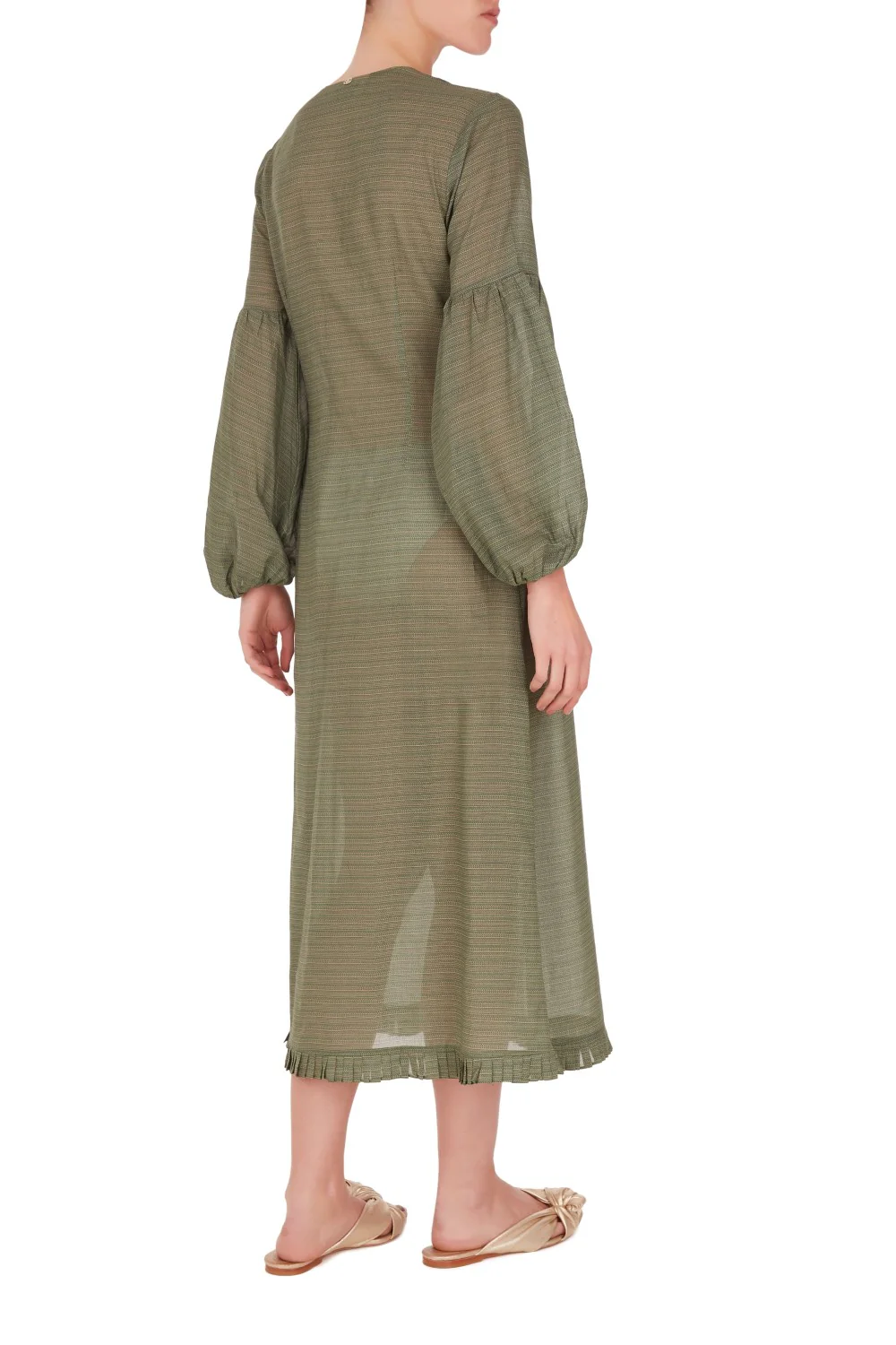 Masque Long Sleeved Long Dress - Image 2