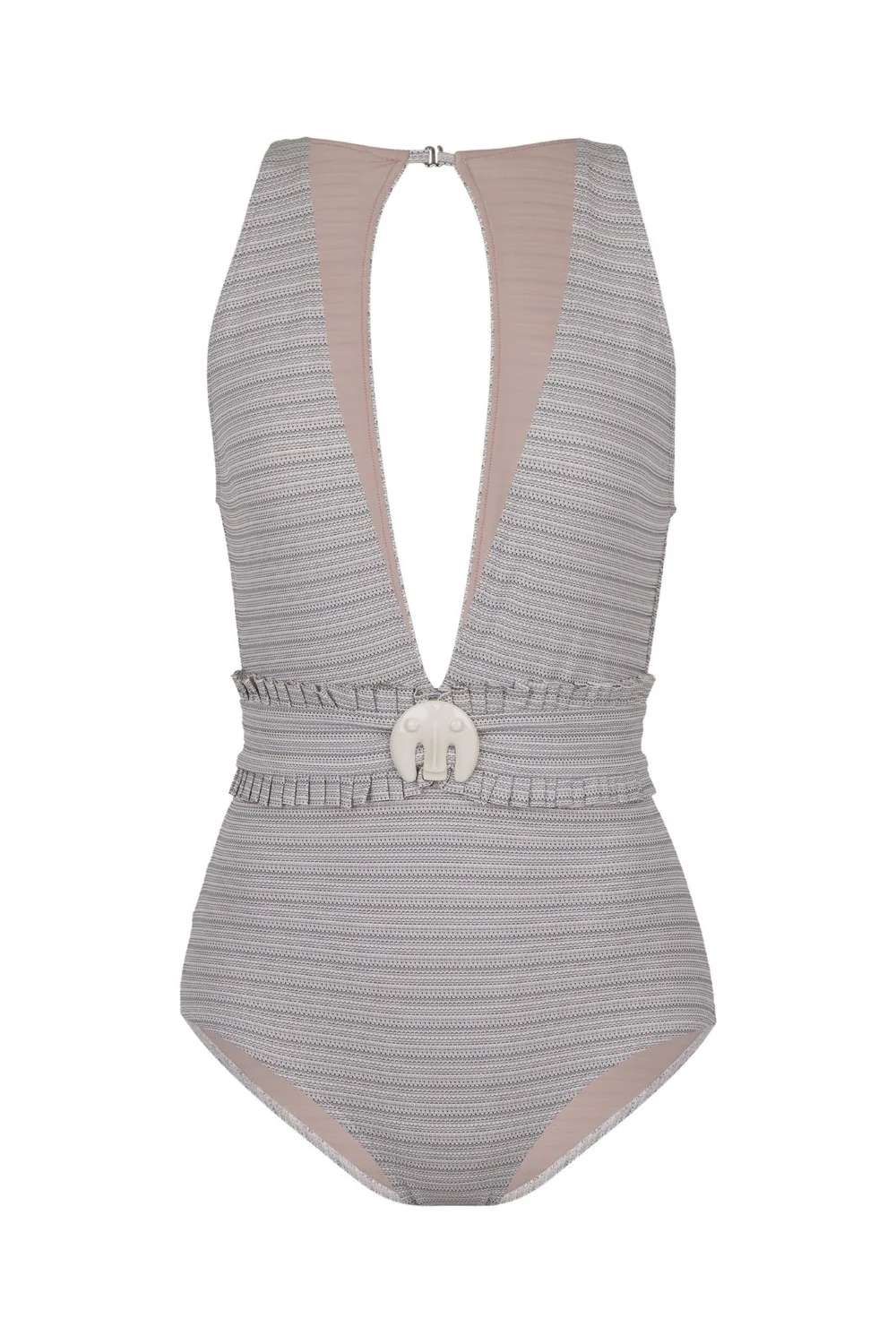 Masque V-Neck Swimsuit - Image 4
