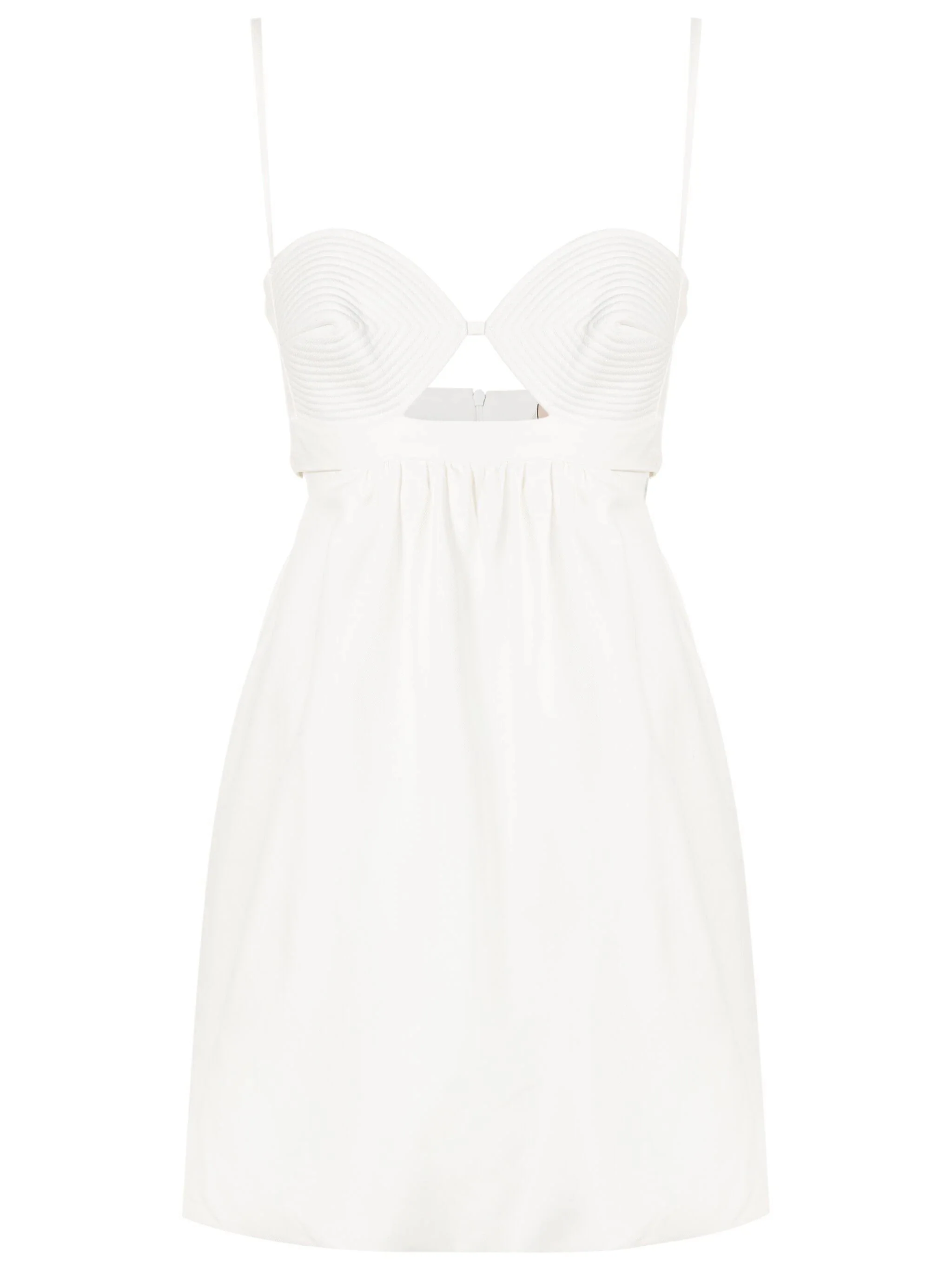 Matelasse Cotton Short Dress - Image 6