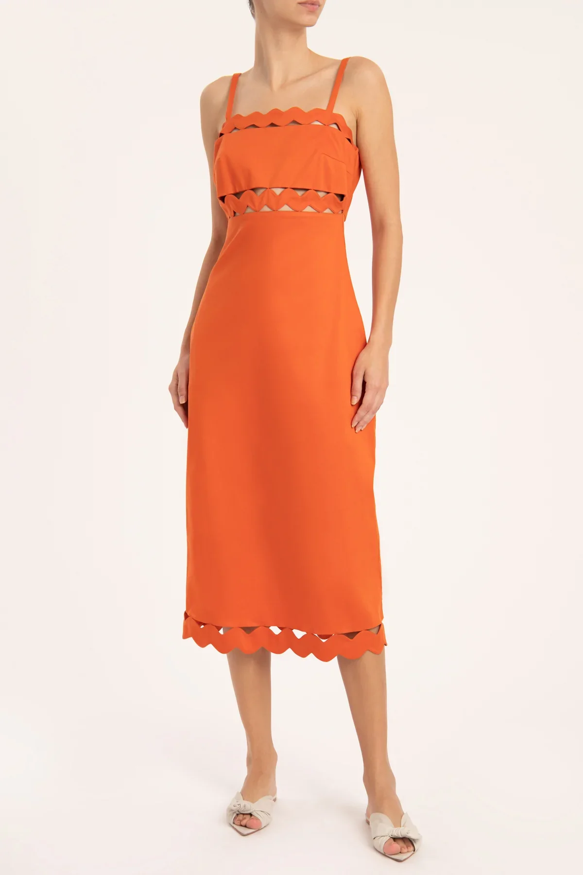 Moves Midi Dress With Straps - Image 3