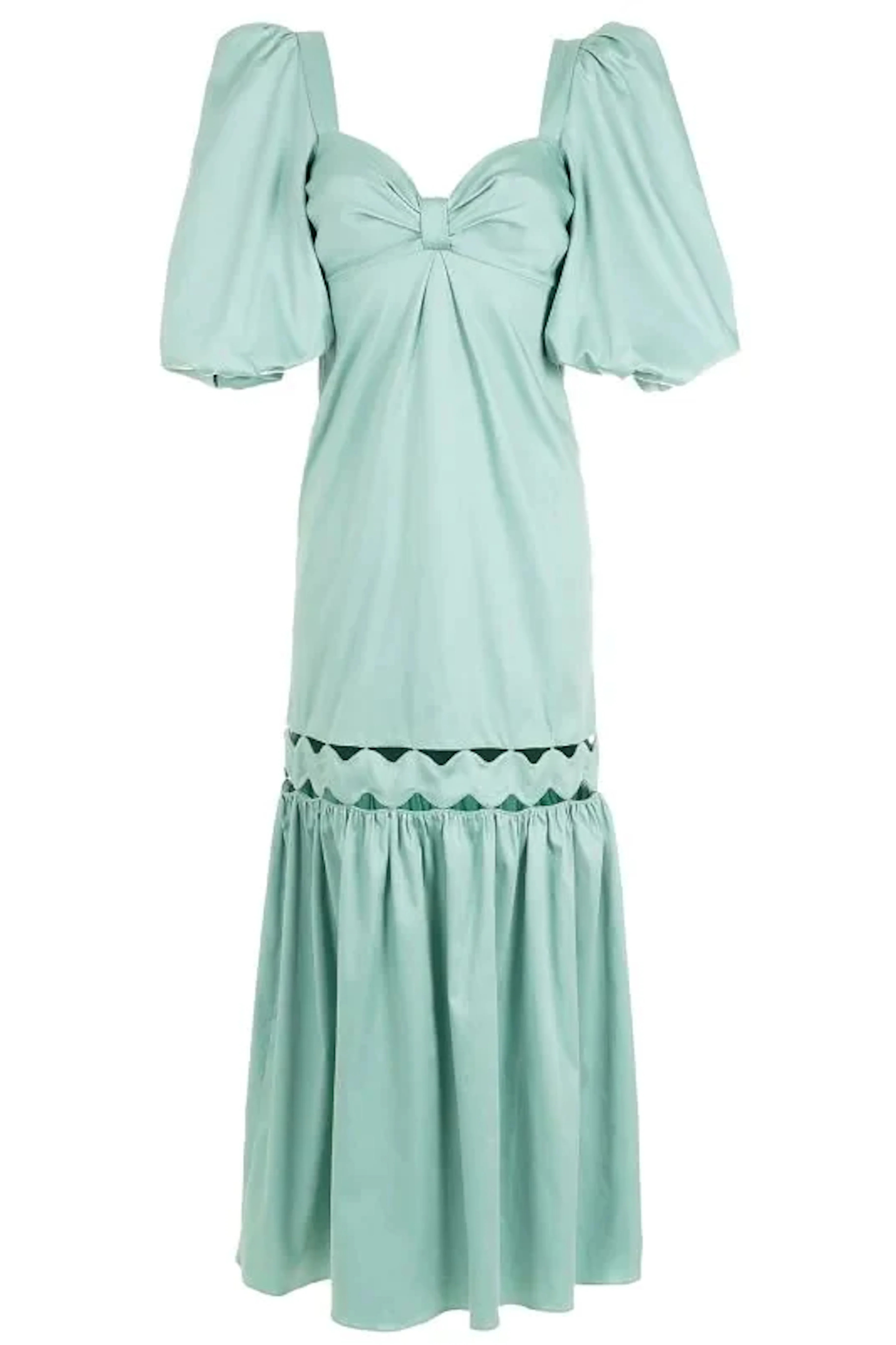 Moves Puff-Sleeved Long Dress - Image 3