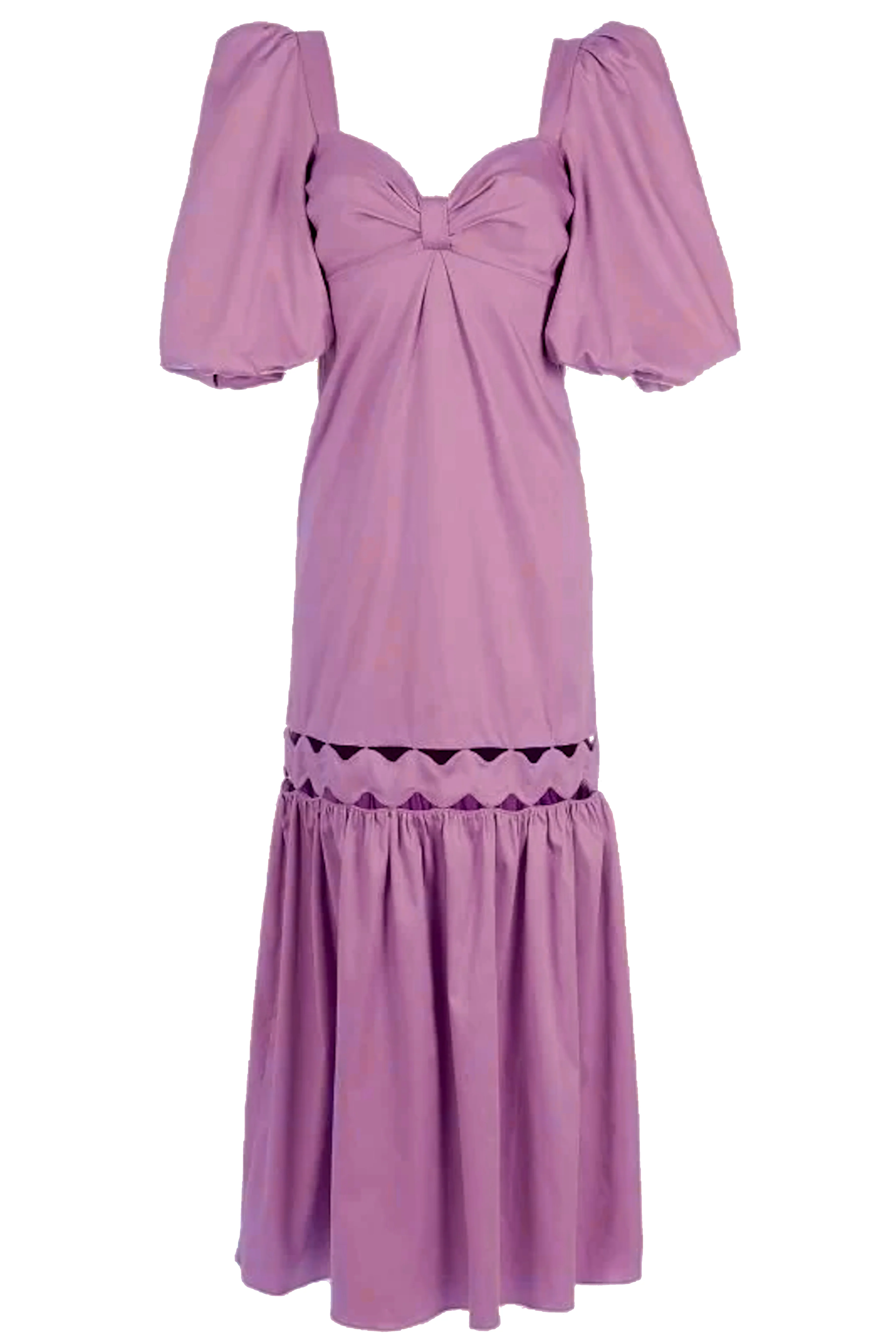 Moves Puff-Sleeved Long Dress - Image 8