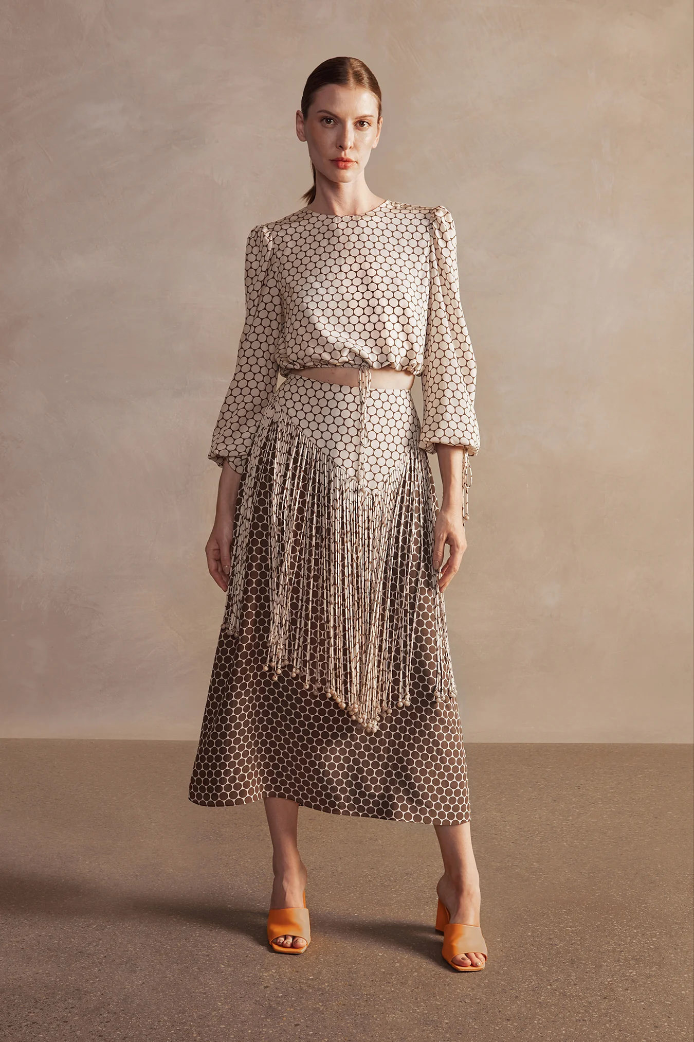 New Pois Cropped Blouse - Image 2