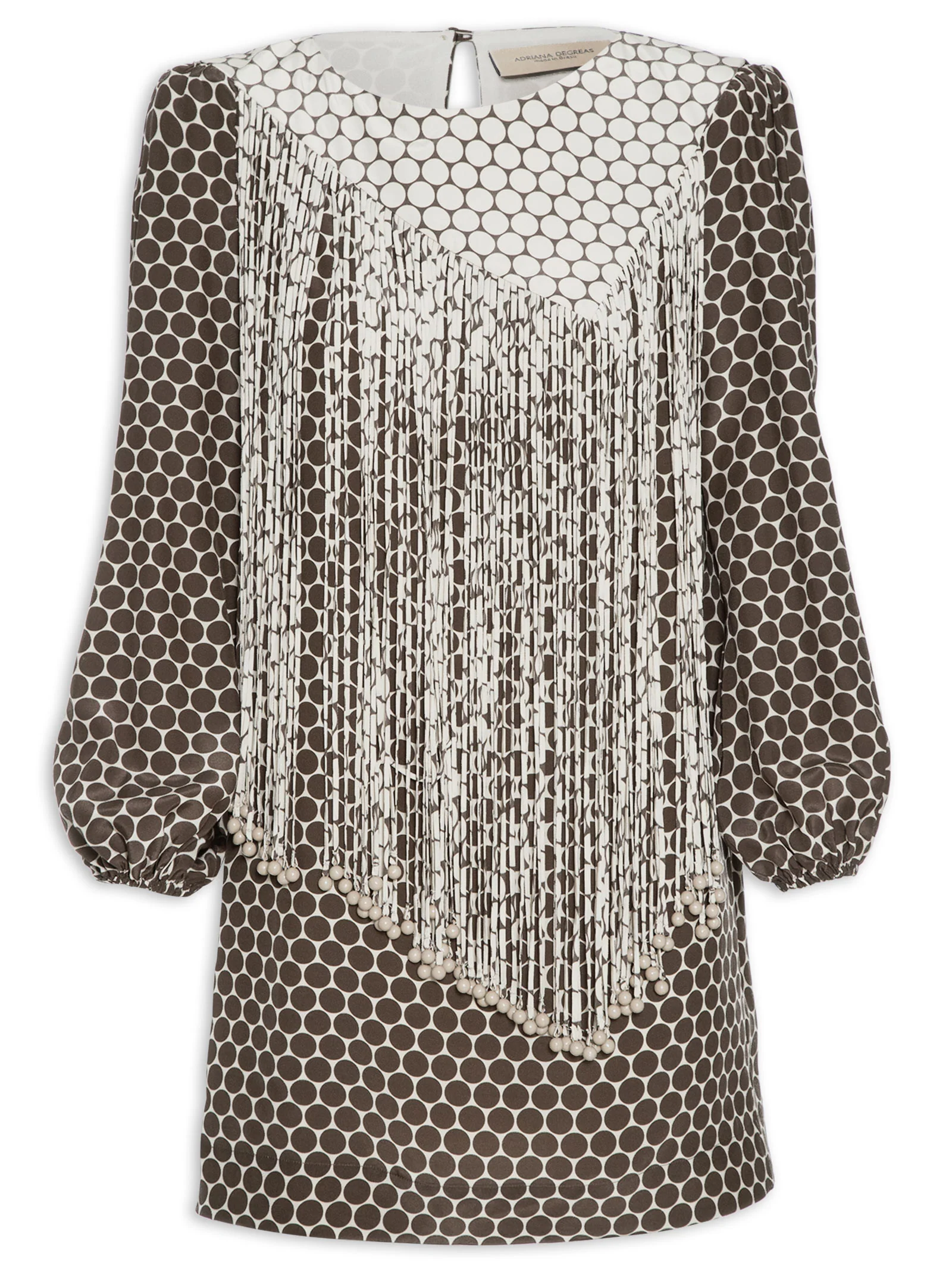 New Pois Fringe Short Dress - Image 4