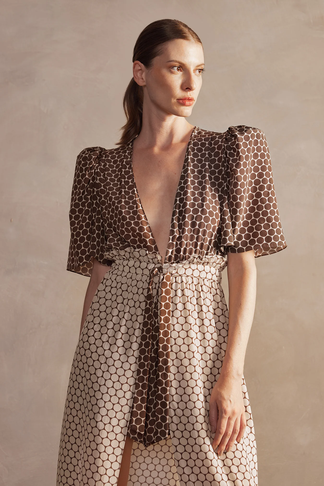 New Pois Front Slit Long Dress - Image 2