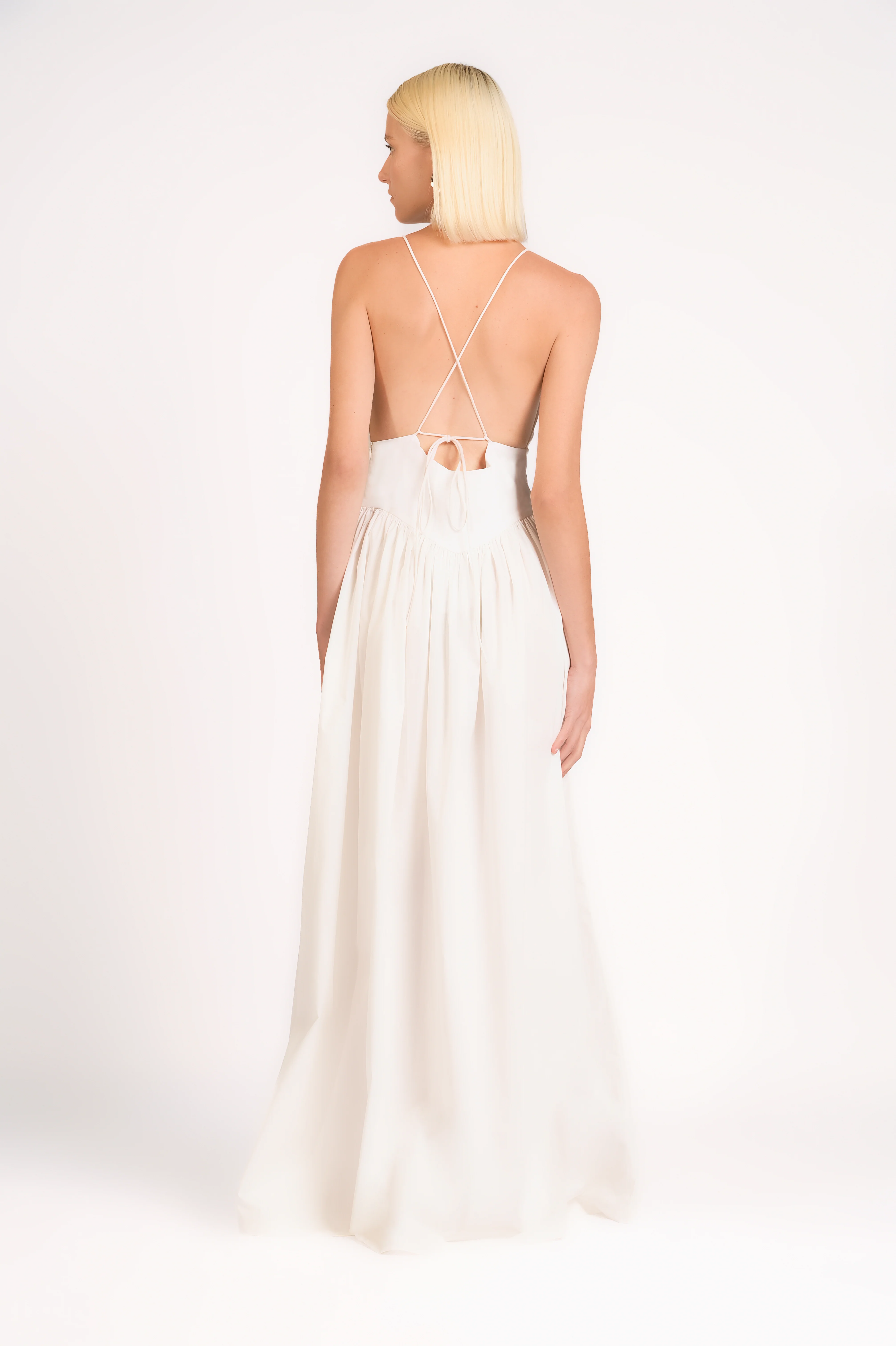 Opulence Deep V-Neck Maxi Dress - Image 6