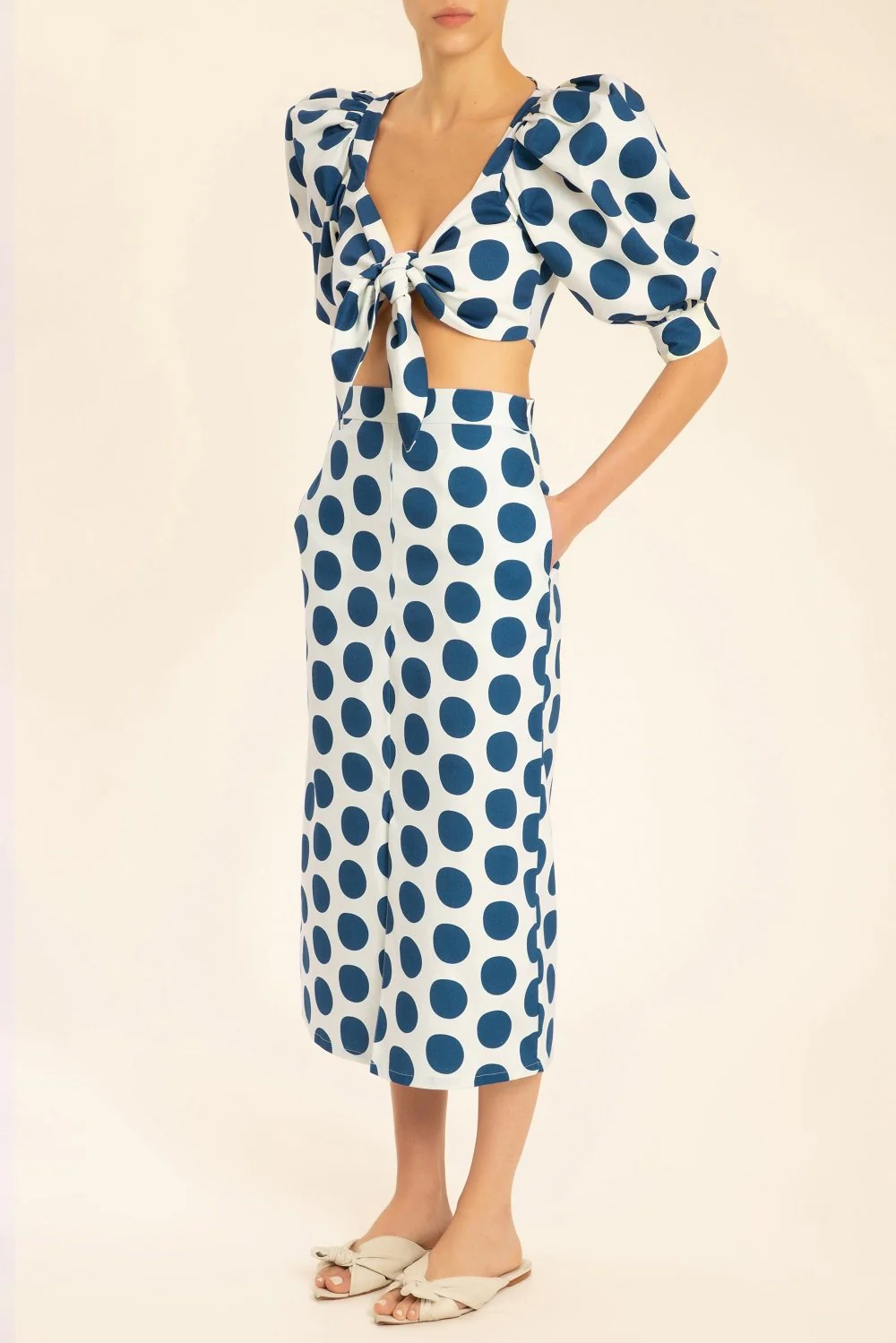 Pois Compose Midi Skirt - Image 4