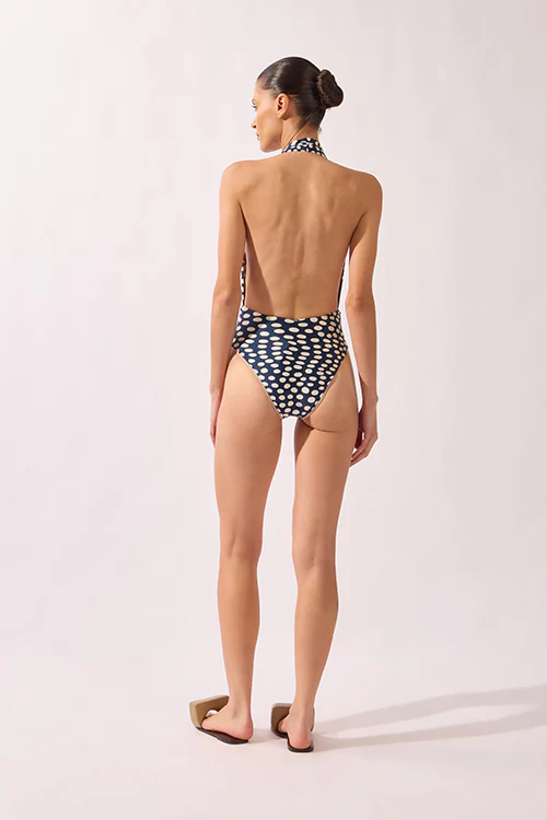 Pois Halterneck Swimsuit - Image 3