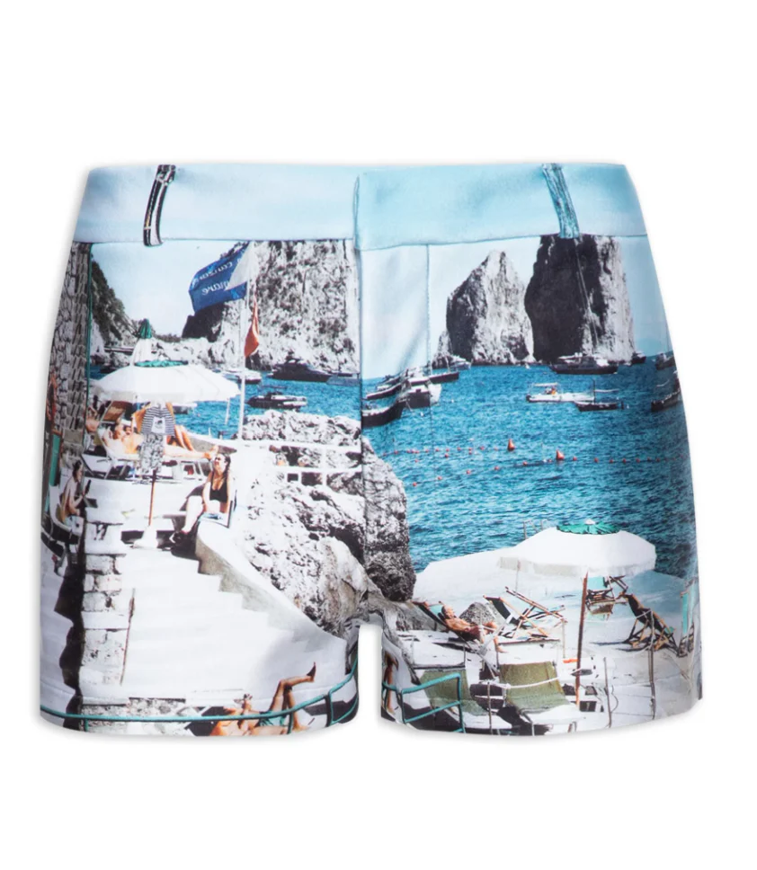 Postcard Genderless Shorts - Image 4