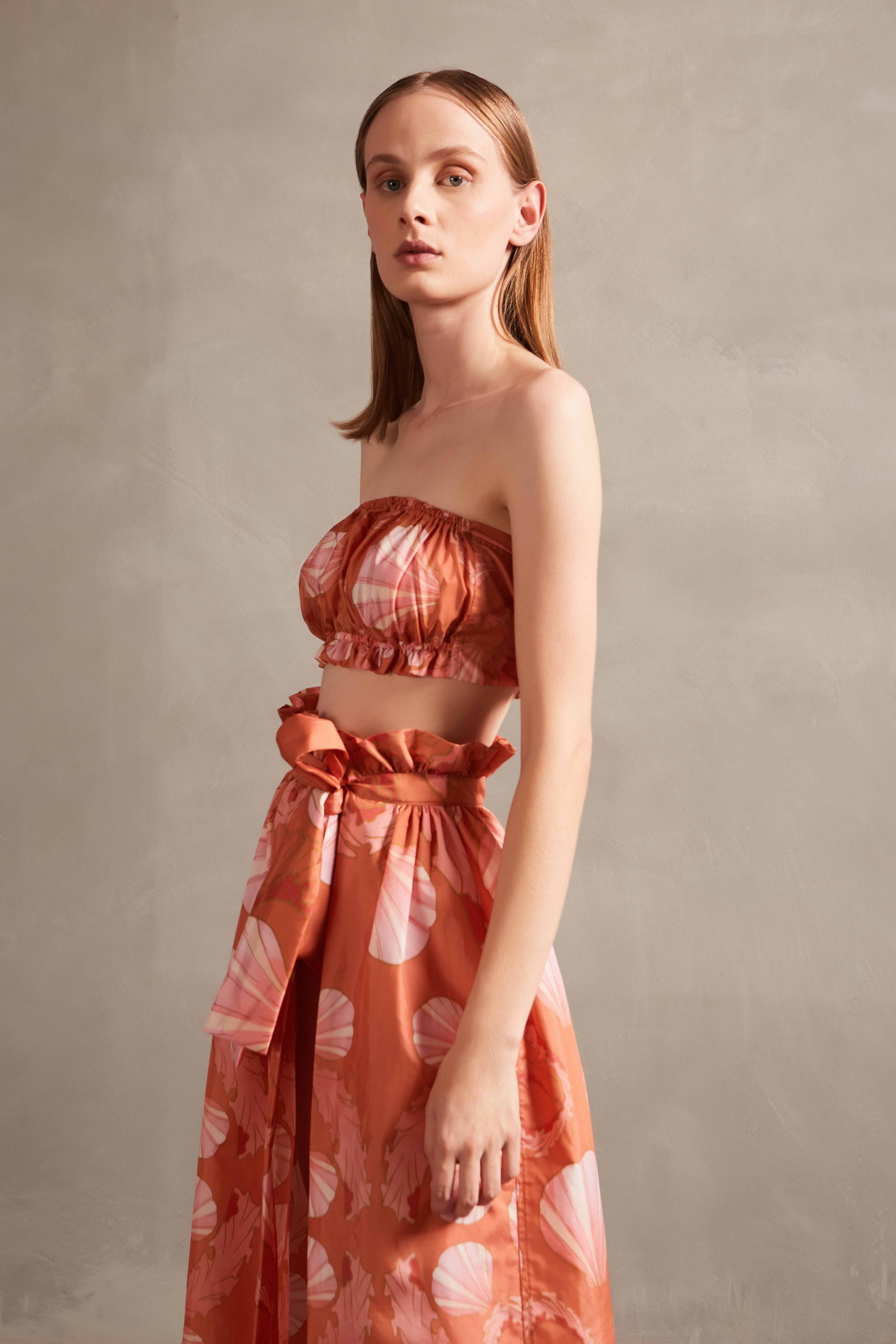 Seashell Frilled Crop Top - Image 4