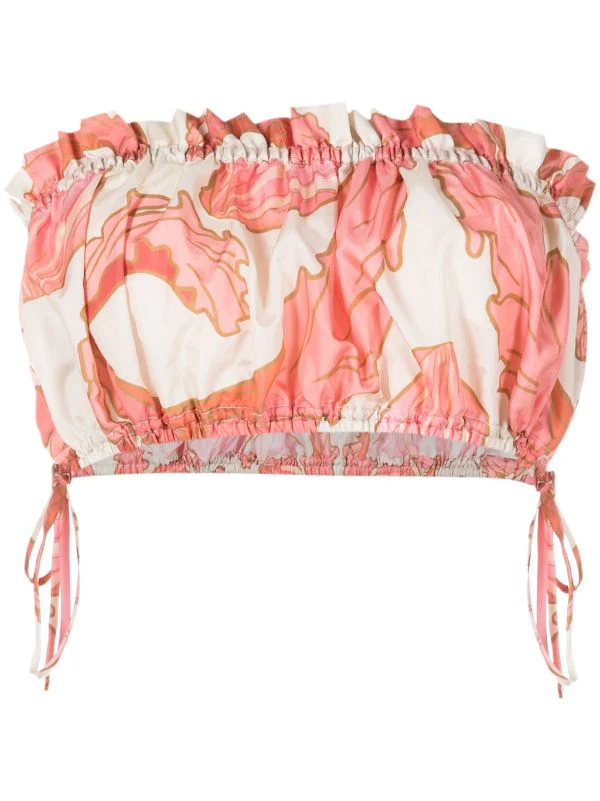 Seashell Frilled Crop Top - Image 5