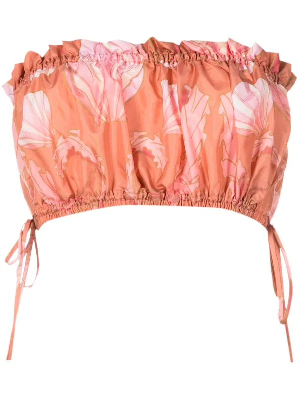 Seashell Frilled Crop Top - Image 6