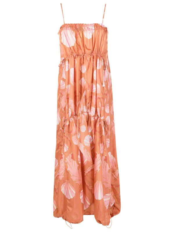 Seashell Frilled Long Dress - Image 4