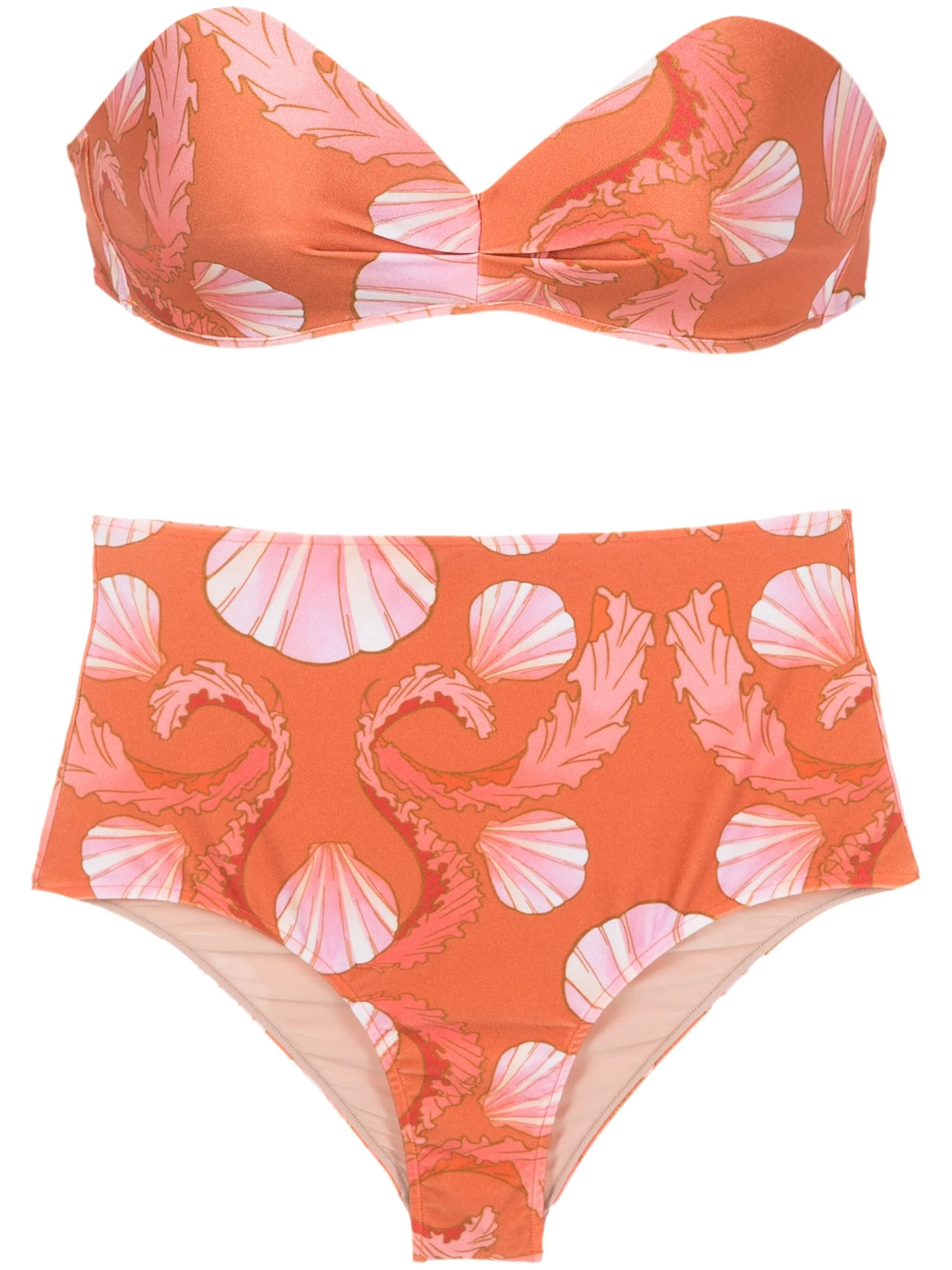Seashell High-Waisted Bikini - Image 4