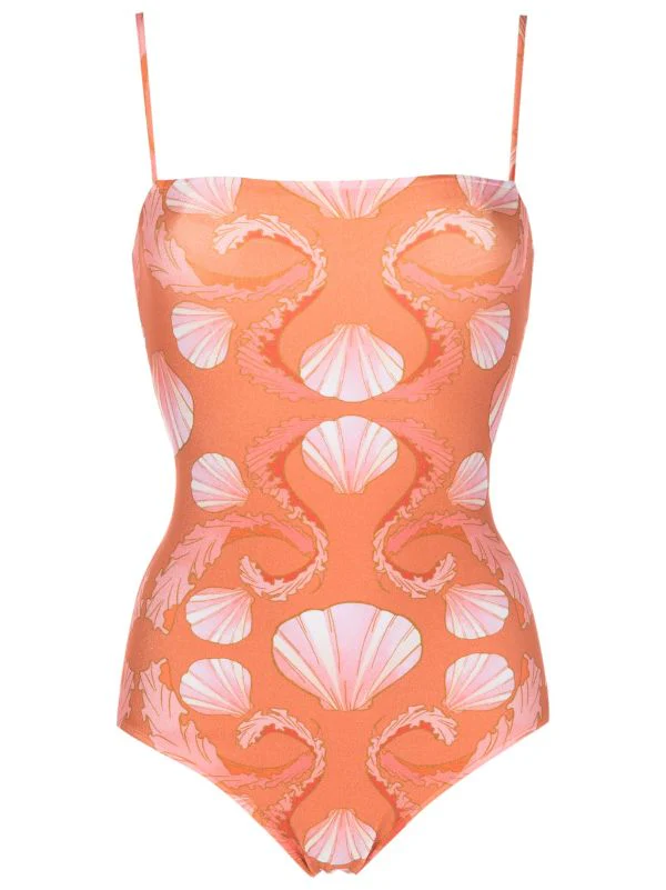 Seashell Swimsuit With Straps - Image 5