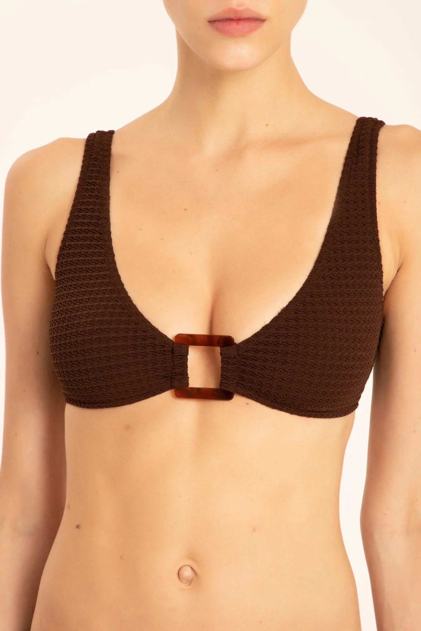 Seersucker Bikini With Hoop - Image 3