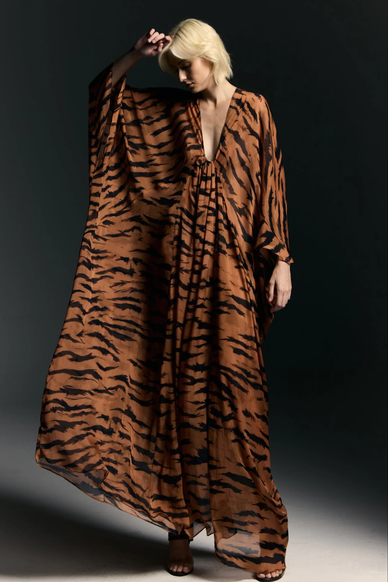 Silk Maxi Kaftan