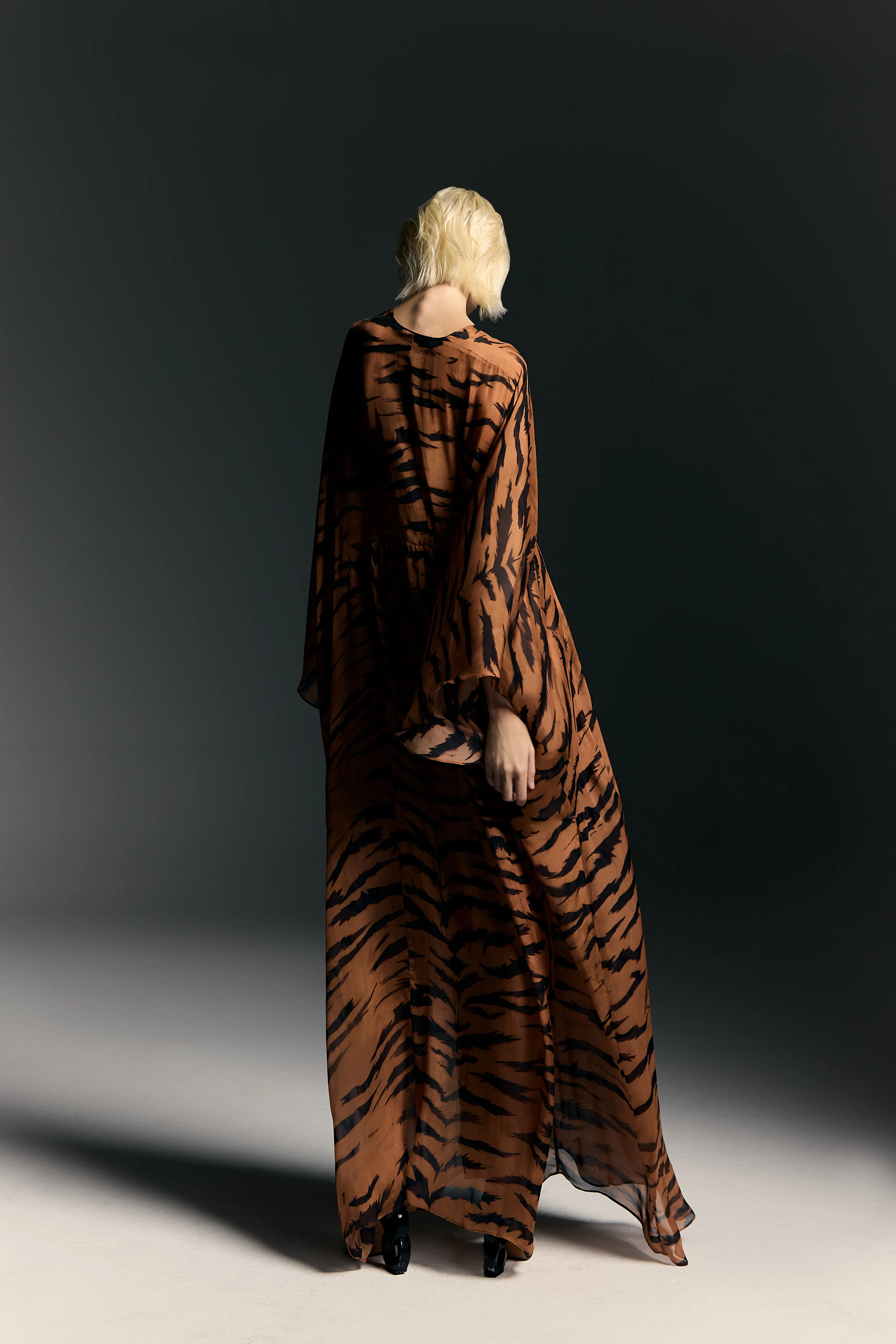 Silk Maxi Kaftan - Image 2
