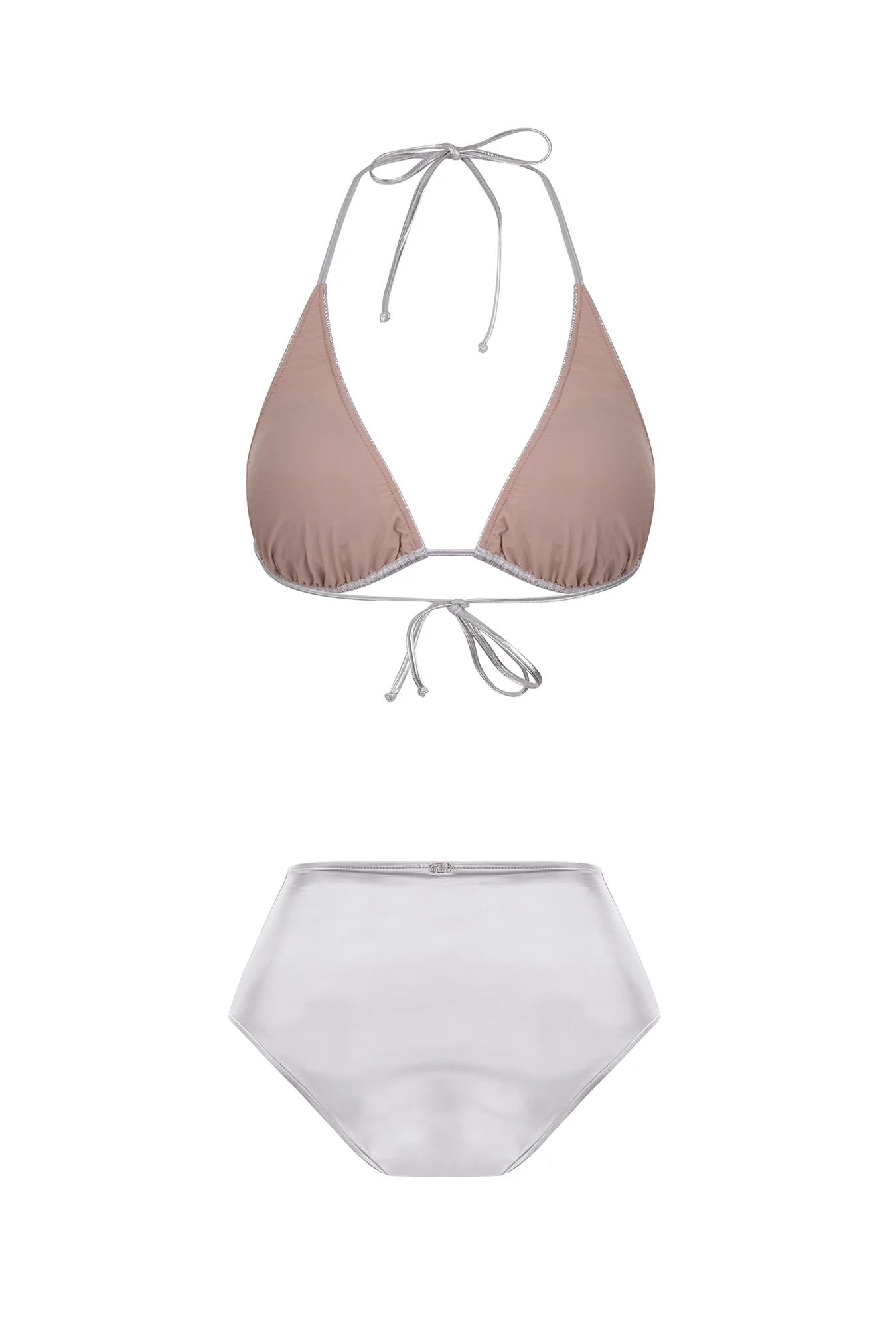 Silver Hot Pants Bikini - Image 3