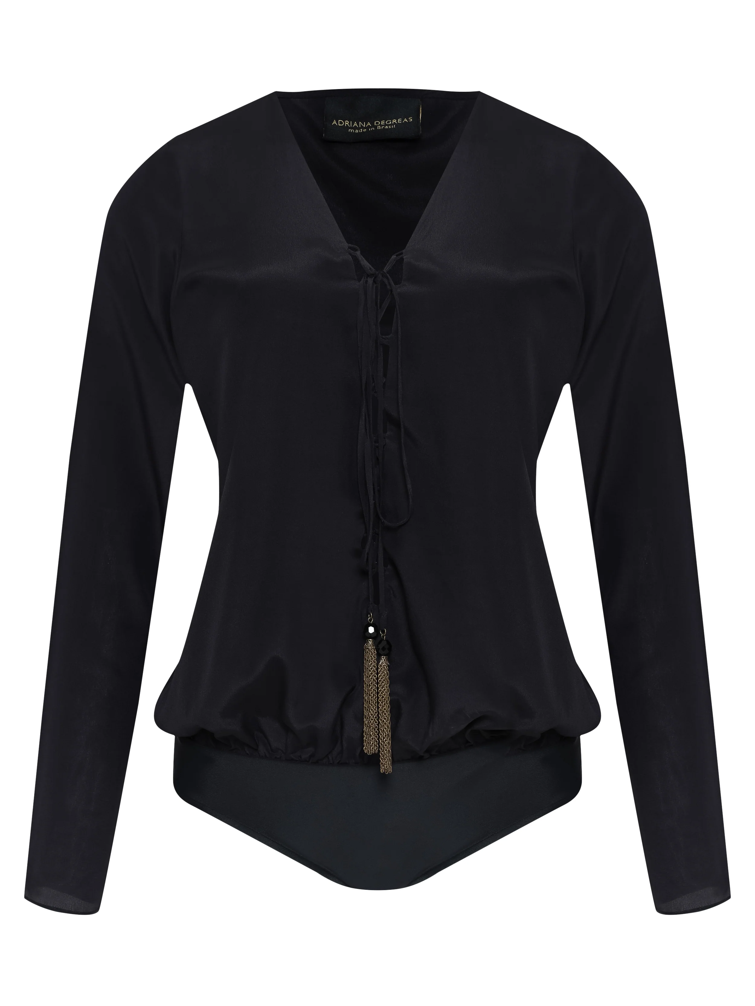 Solid Black Bodysuit - Image 3