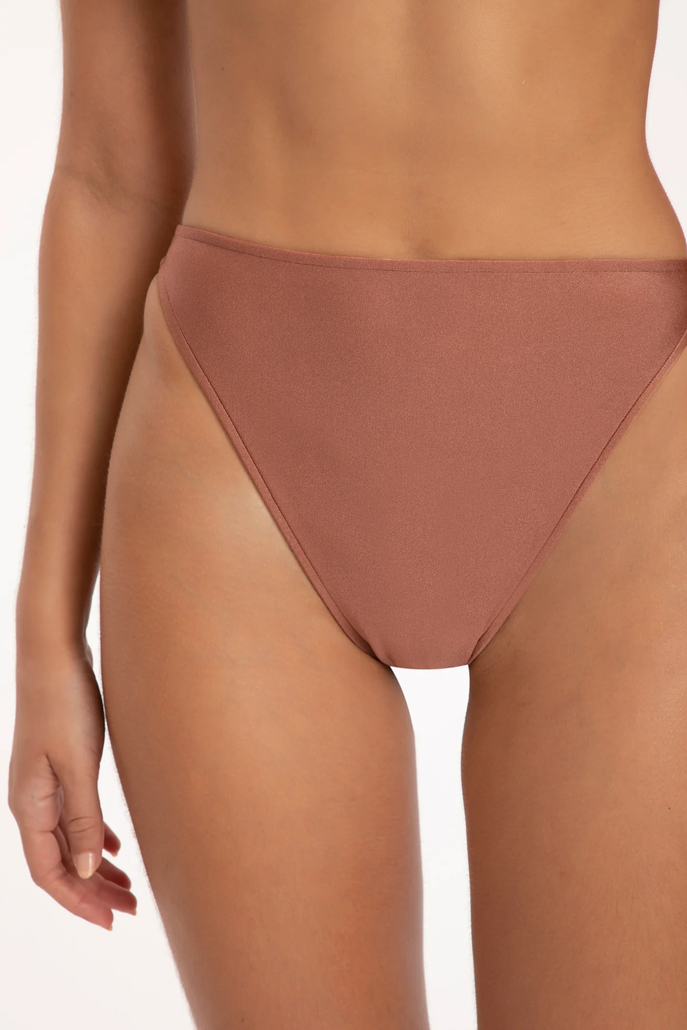 Solid Carre Vintage High-leg Halterneck Bikini - Image 5