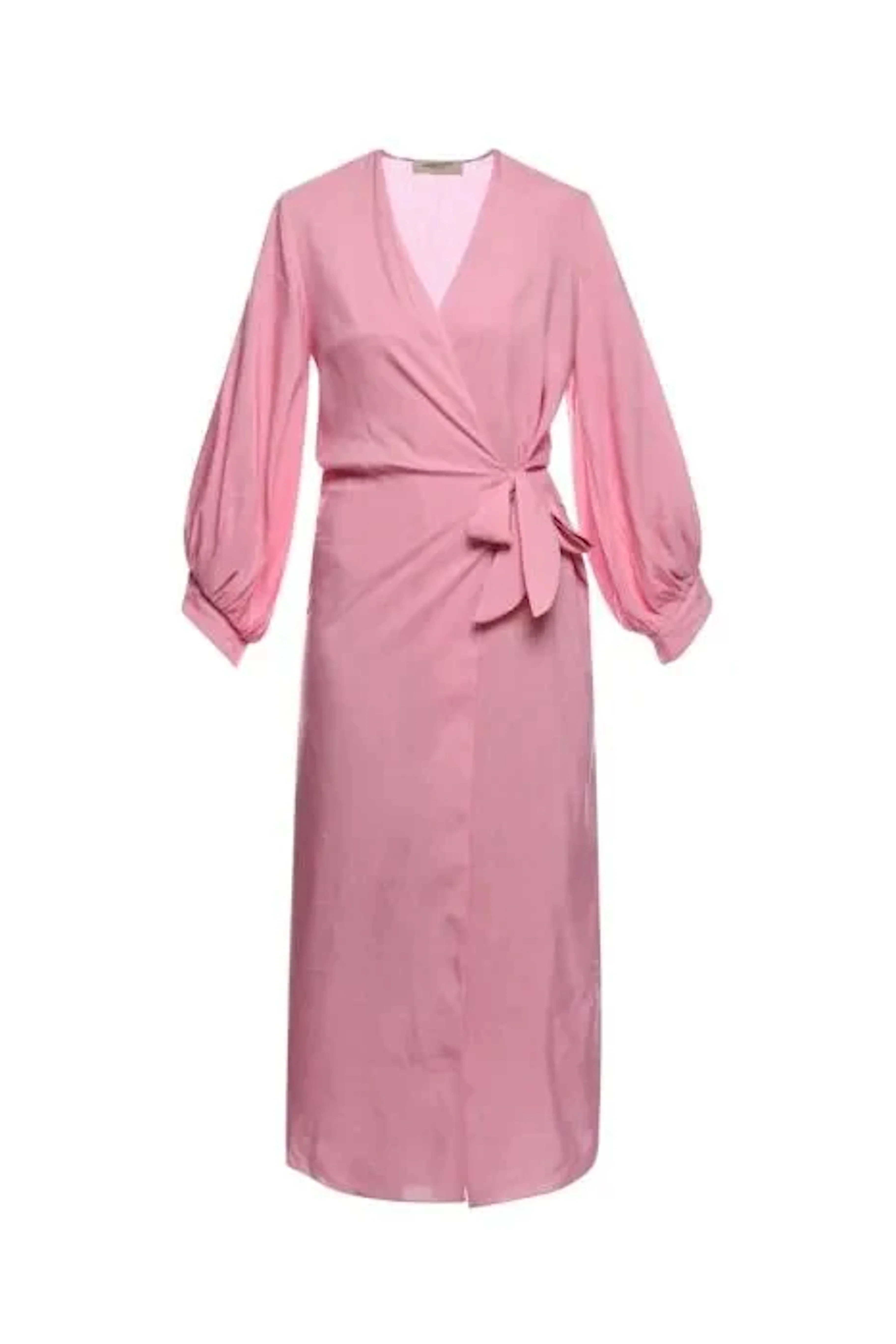 Solid Carre Vintage Long Robe - Image 11