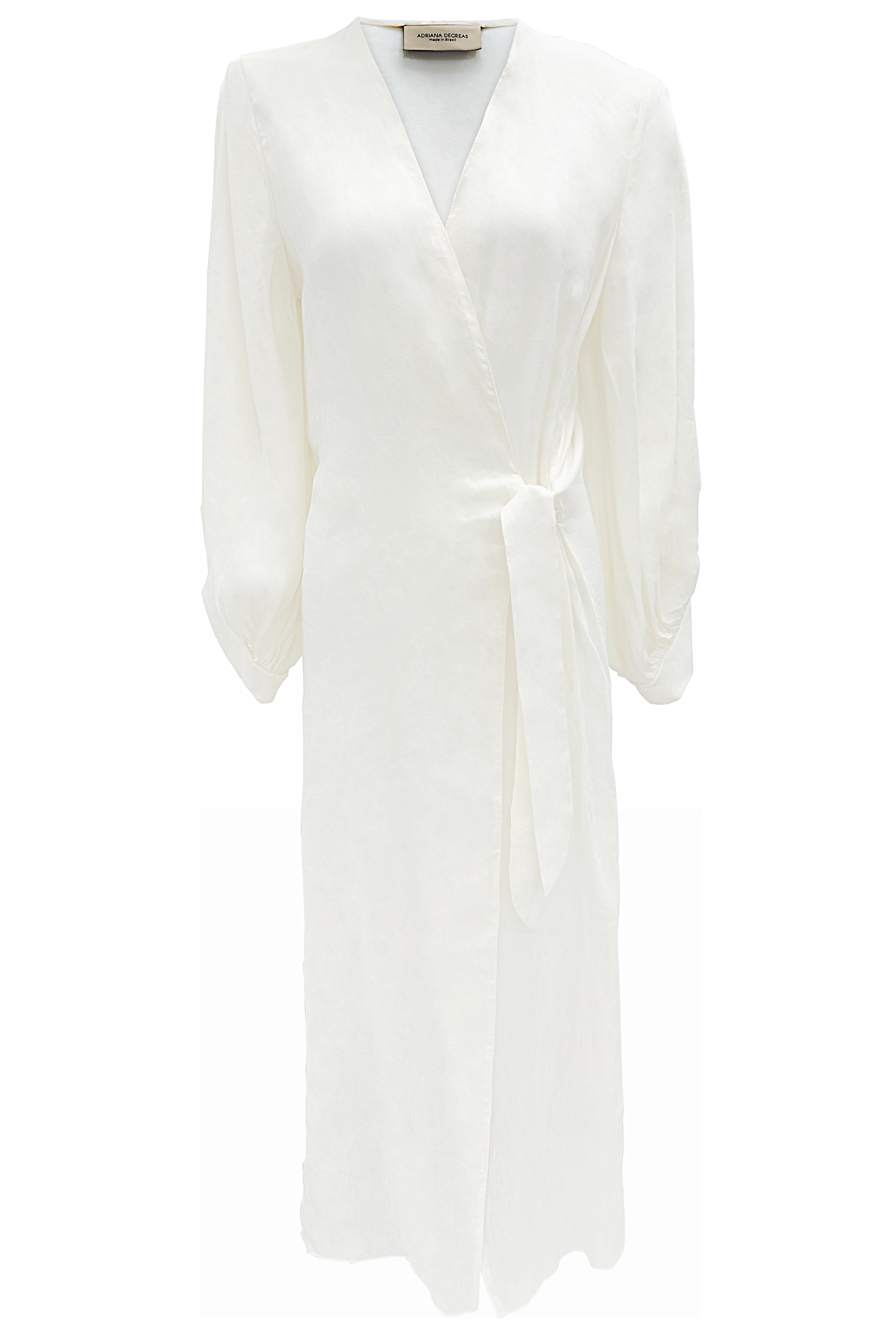 Solid Carre Vintage Long Robe - Image 12