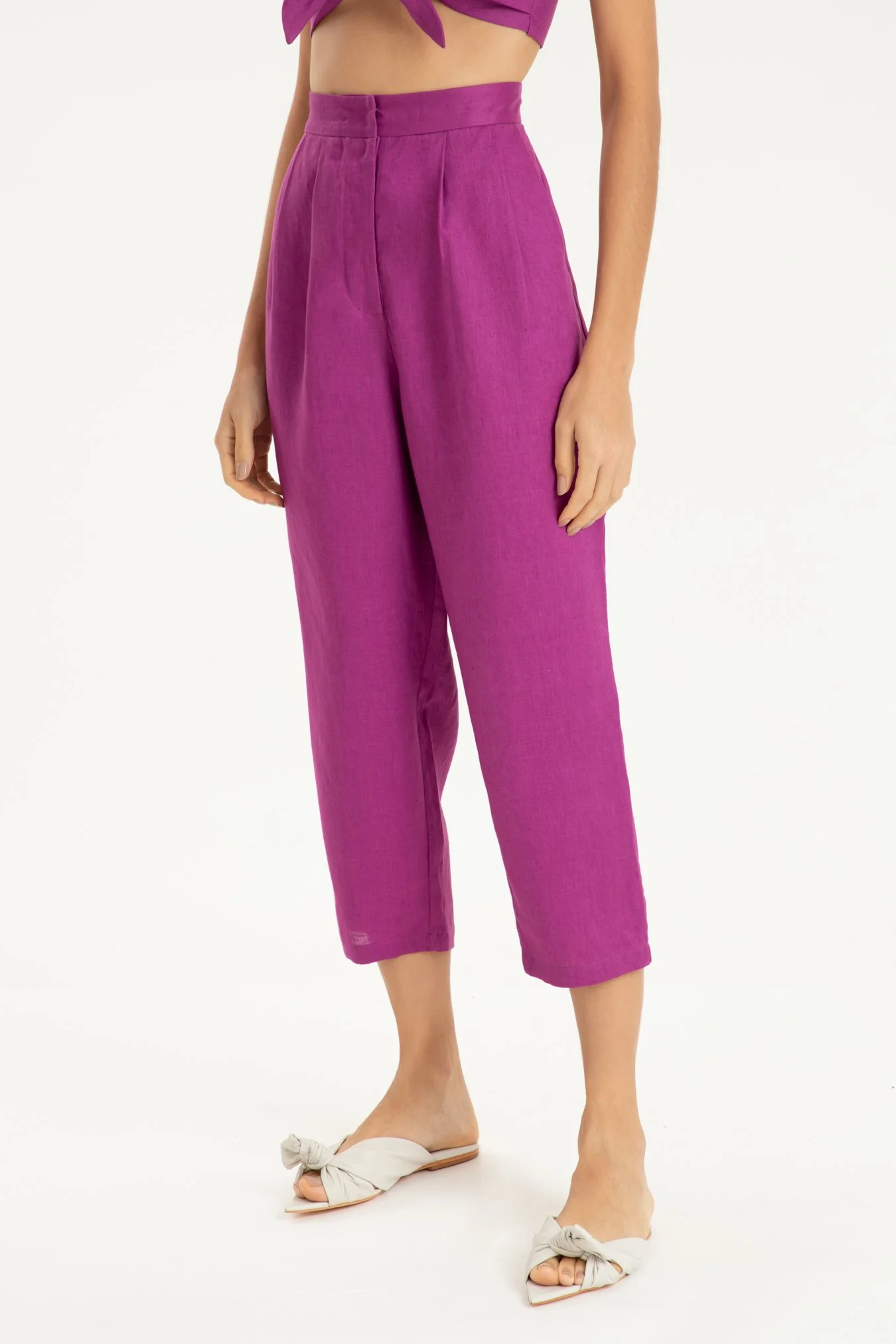 Solid Carrot Pants - Image 6