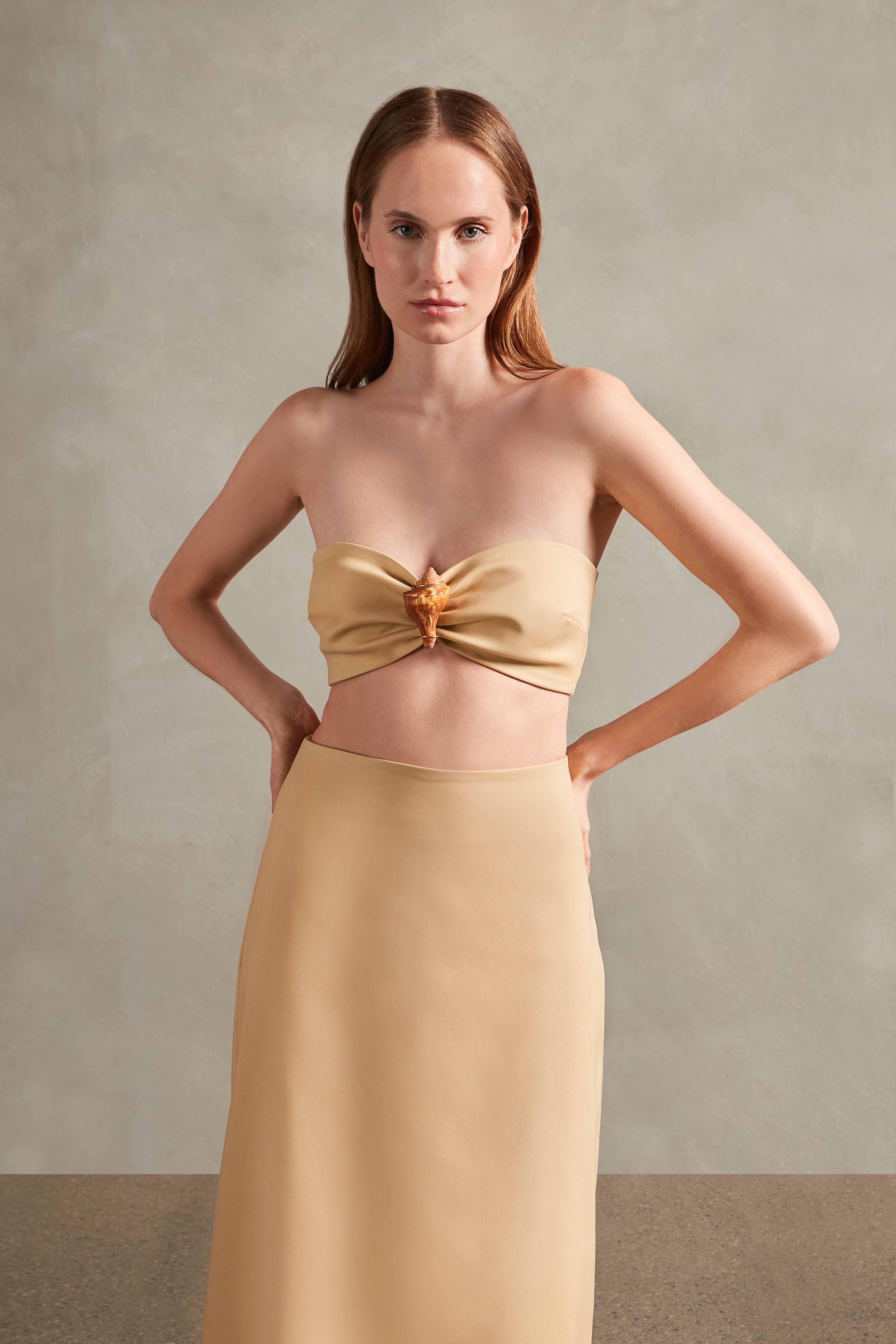 Solid Cotton Top & Skirt Set - Image 6