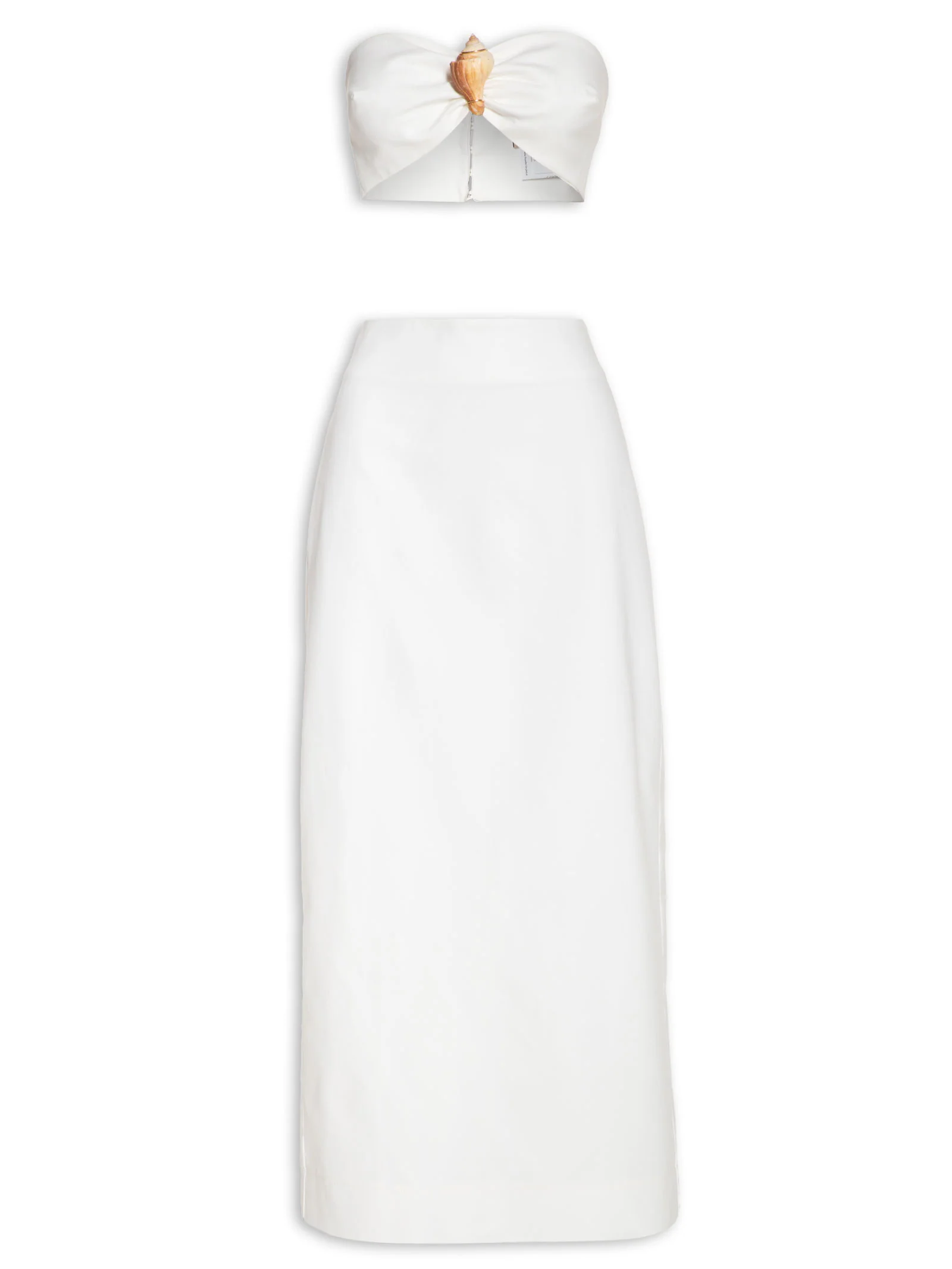 Solid Cotton Top & Skirt Set - Image 7