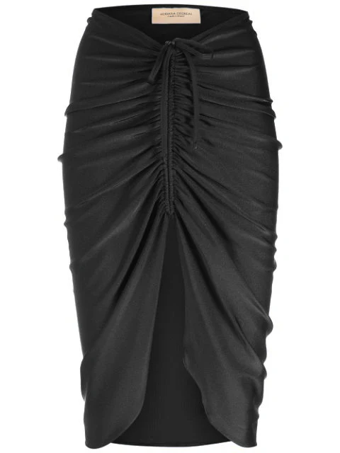 Solid Frilled Skirt - Image 4