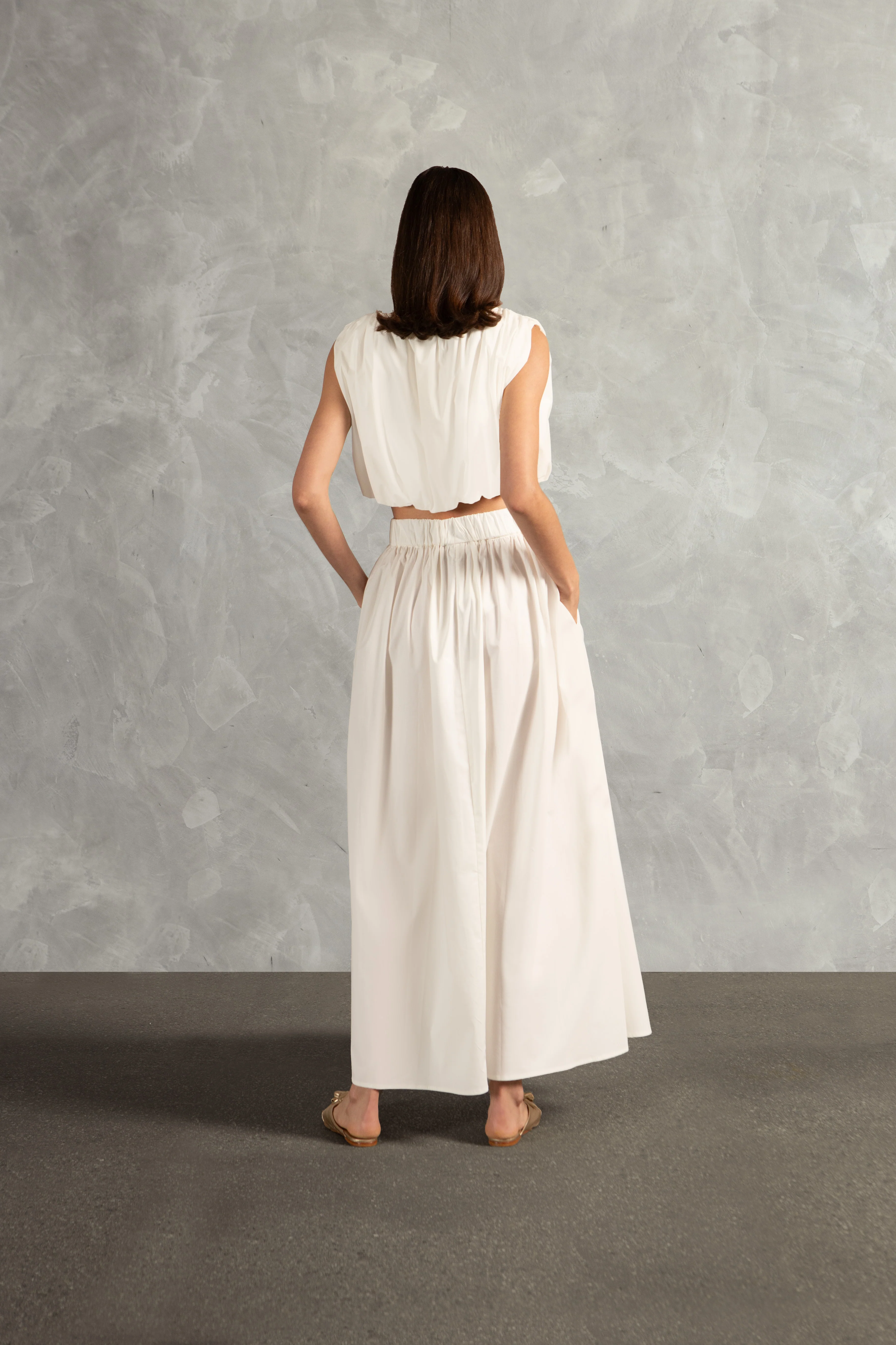 Solid Inamorata Cropped Blouse - Image 4
