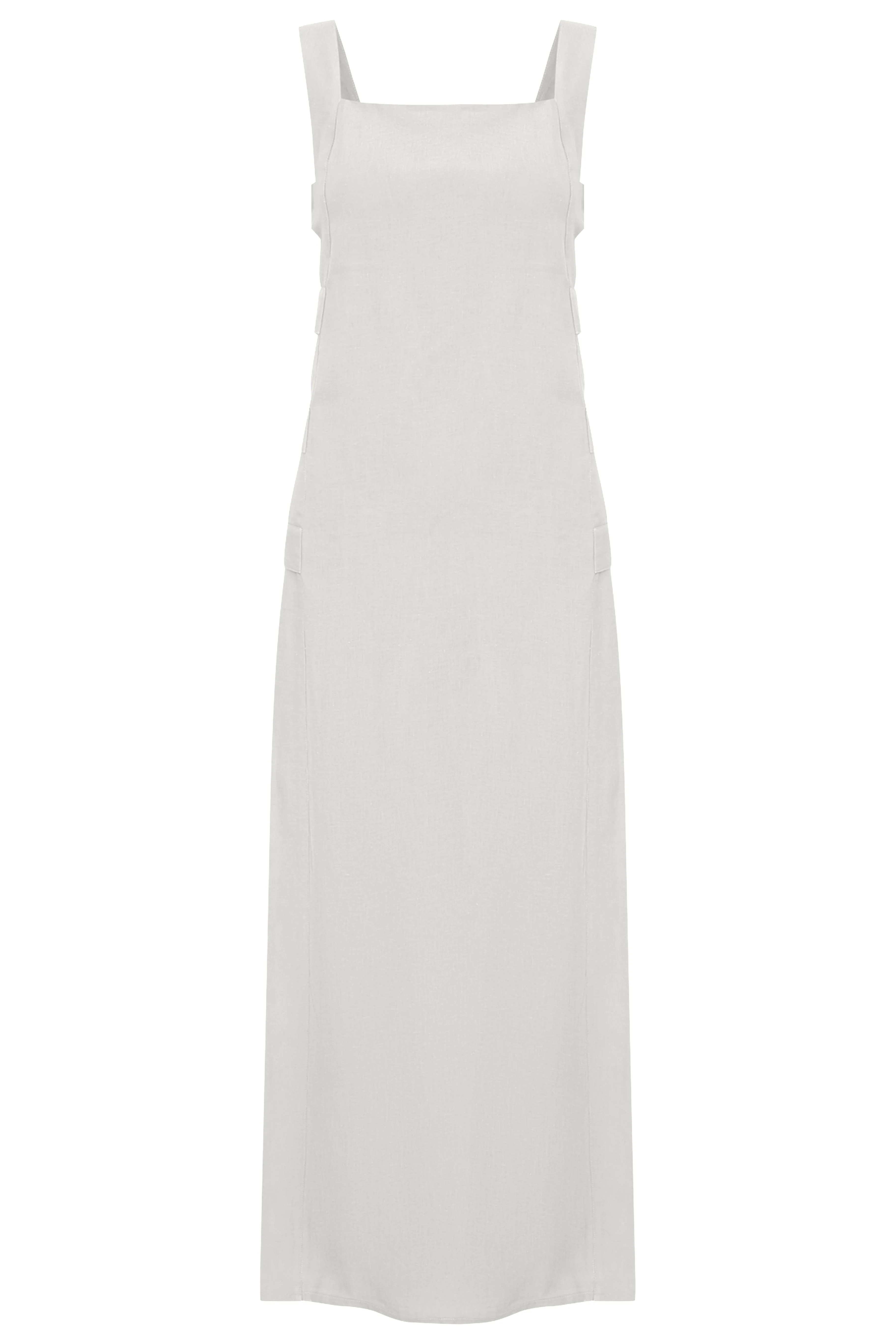 Solid Long Dress With Open Sides - Image 5