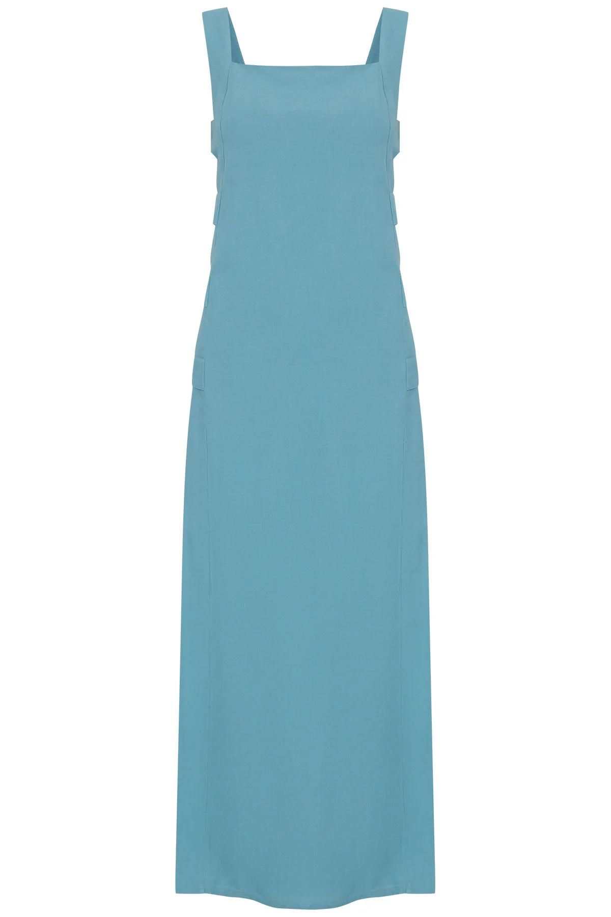 Solid Long Dress With Open Sides - Image 6