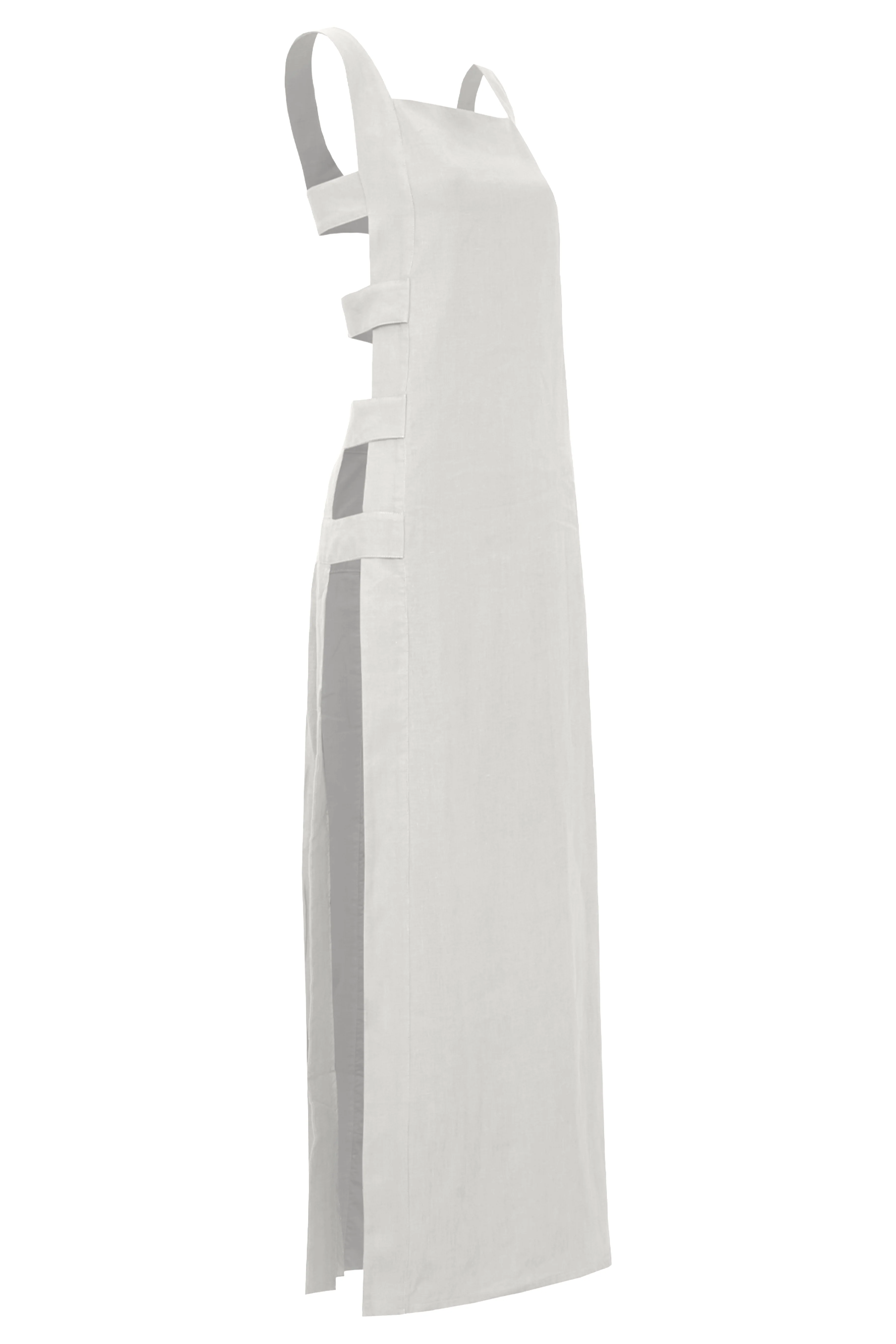 Solid Long Dress With Open Sides - Image 7